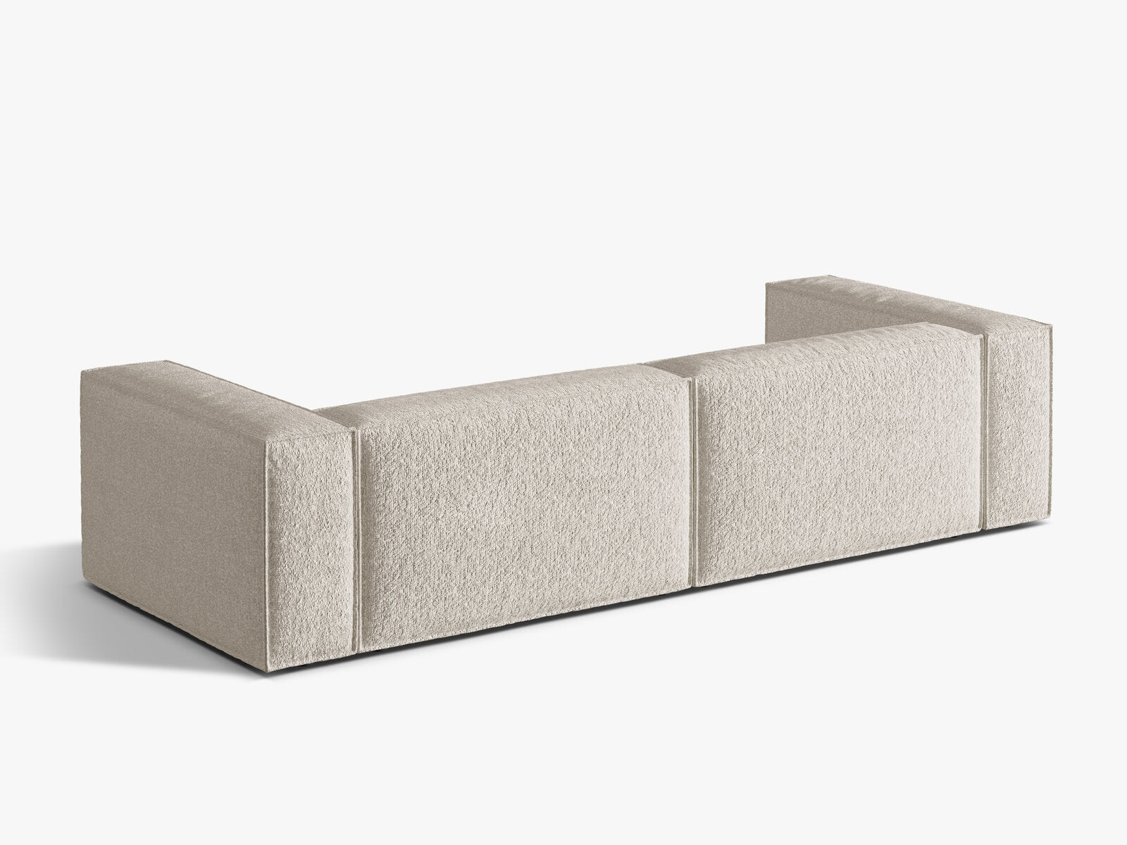 Micadoni Sofa Nuria 5-Sitzer Boucle Beige