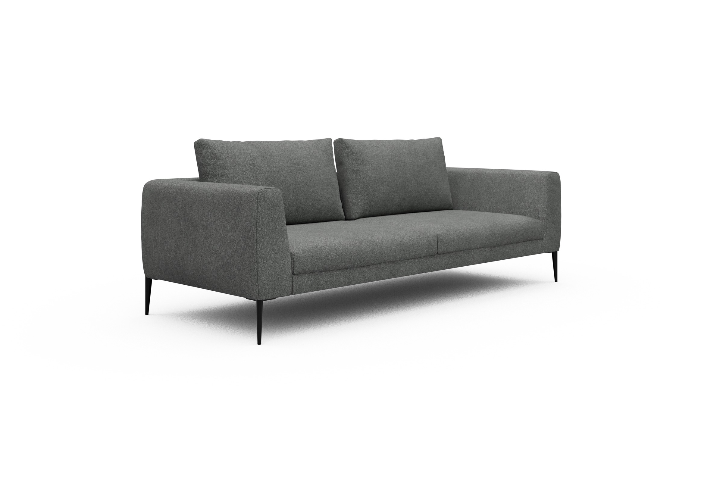Sofa Paul 3-Sitzer Boucle-Ash-Grey