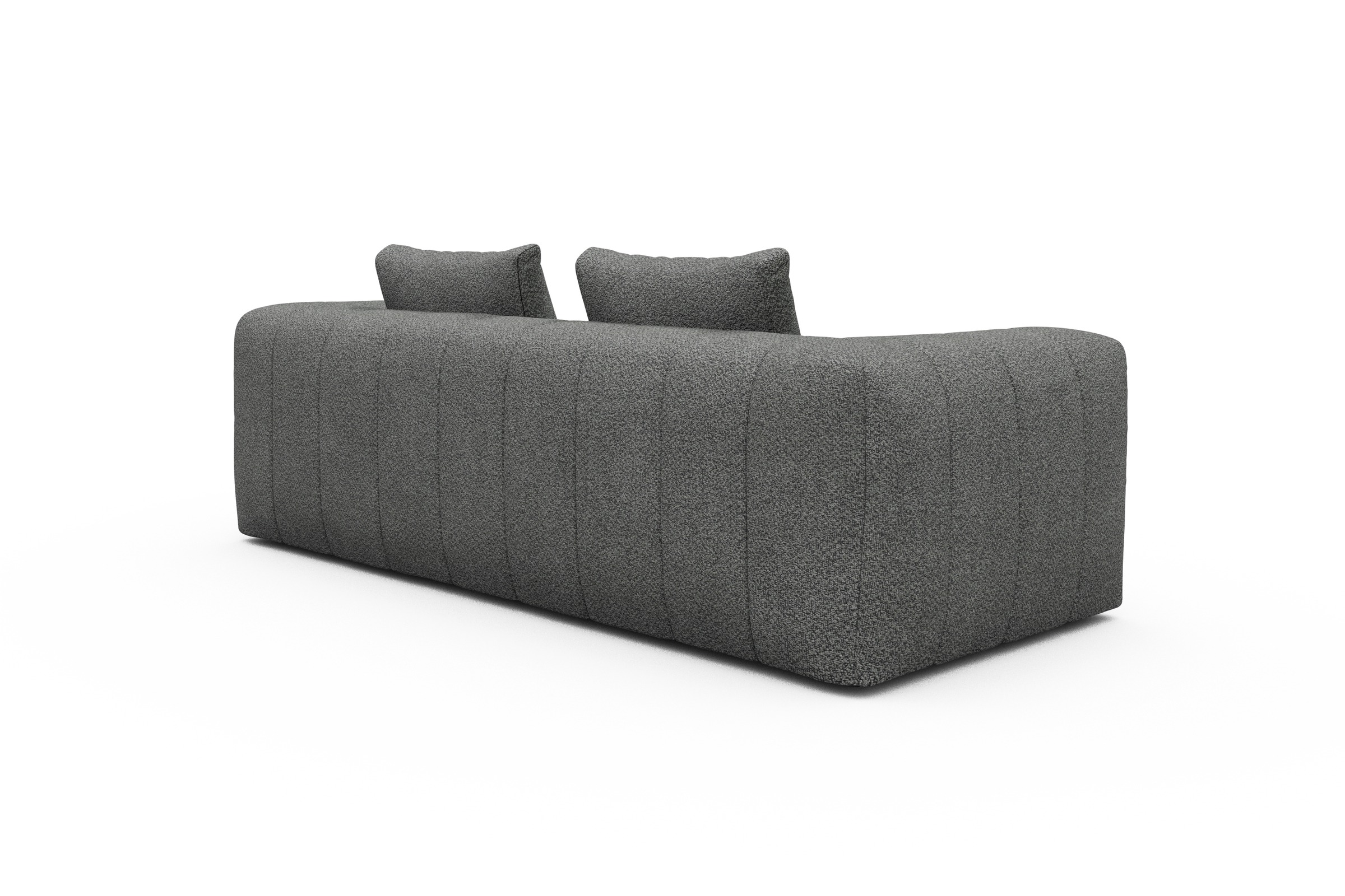 Sofa Hugo 3-Sitzer Vanora-Warm-Grey