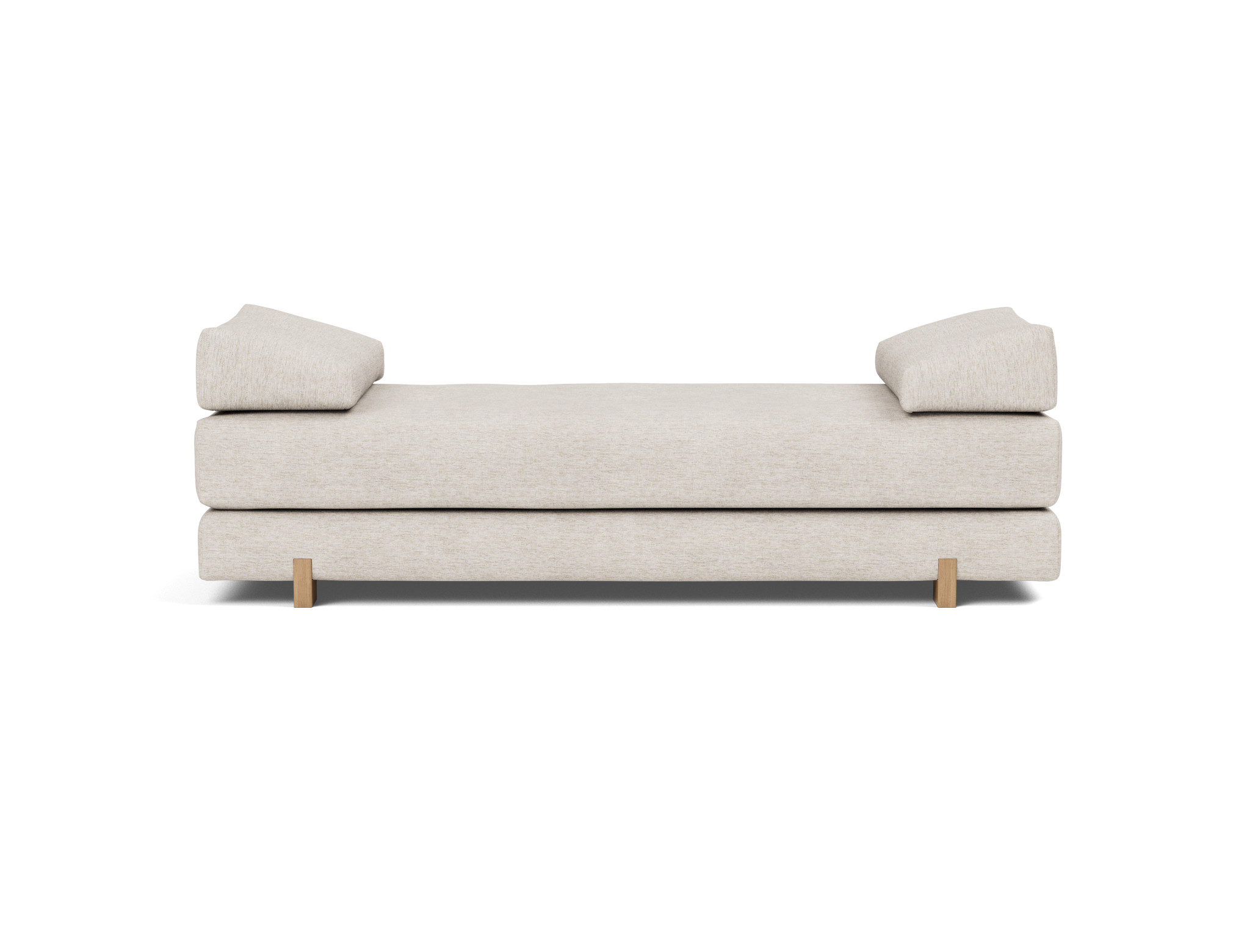Tagesbett Sigmund Chenille Yuveno 470-Natural Beine Drip Eiche