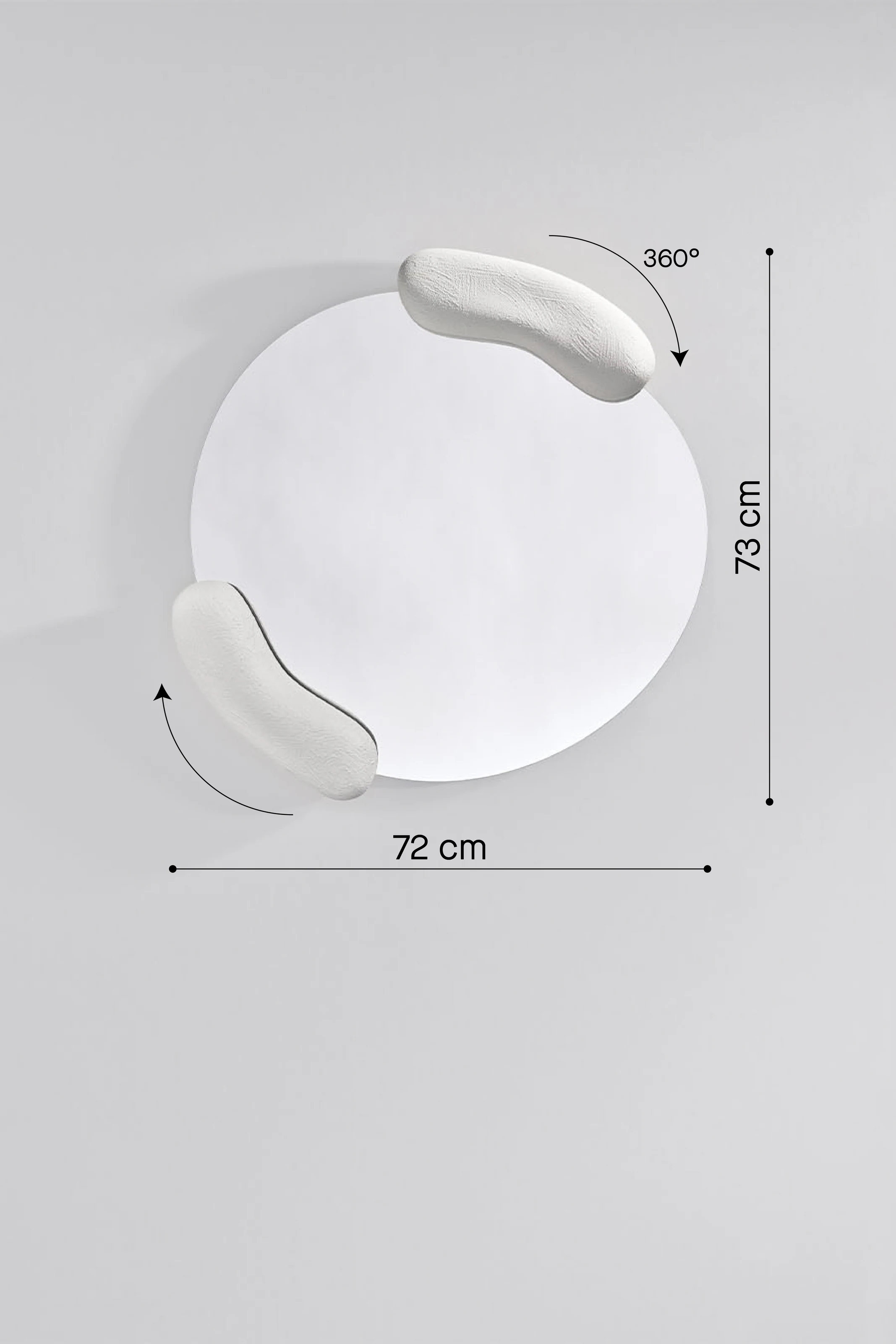 deKnudt Calco White Round – Maßzeichnung 8
