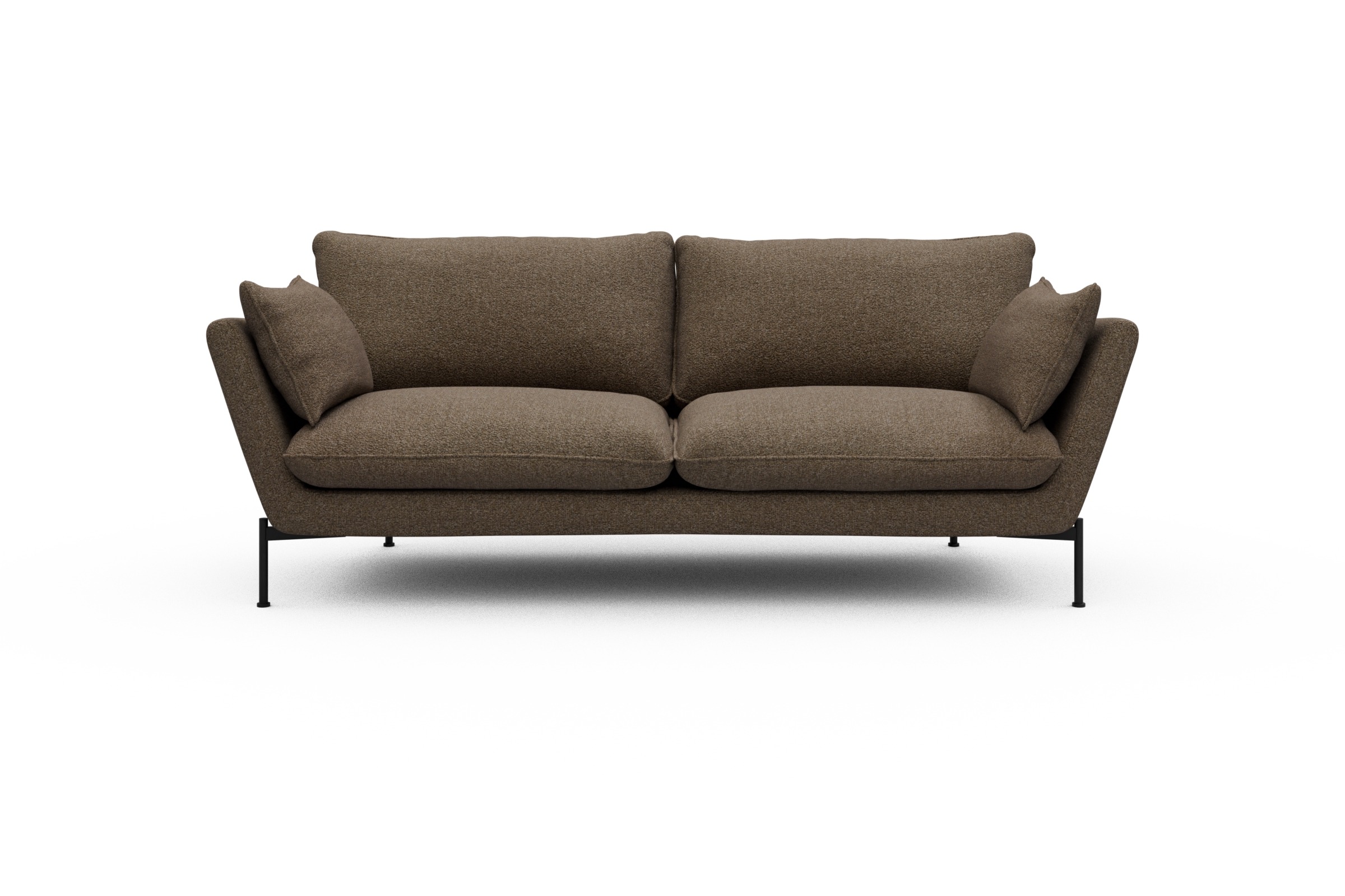 Skandi Home Sofa Anton 3-Sitzer Aivi-Khaki-Brown moebelfaktor
