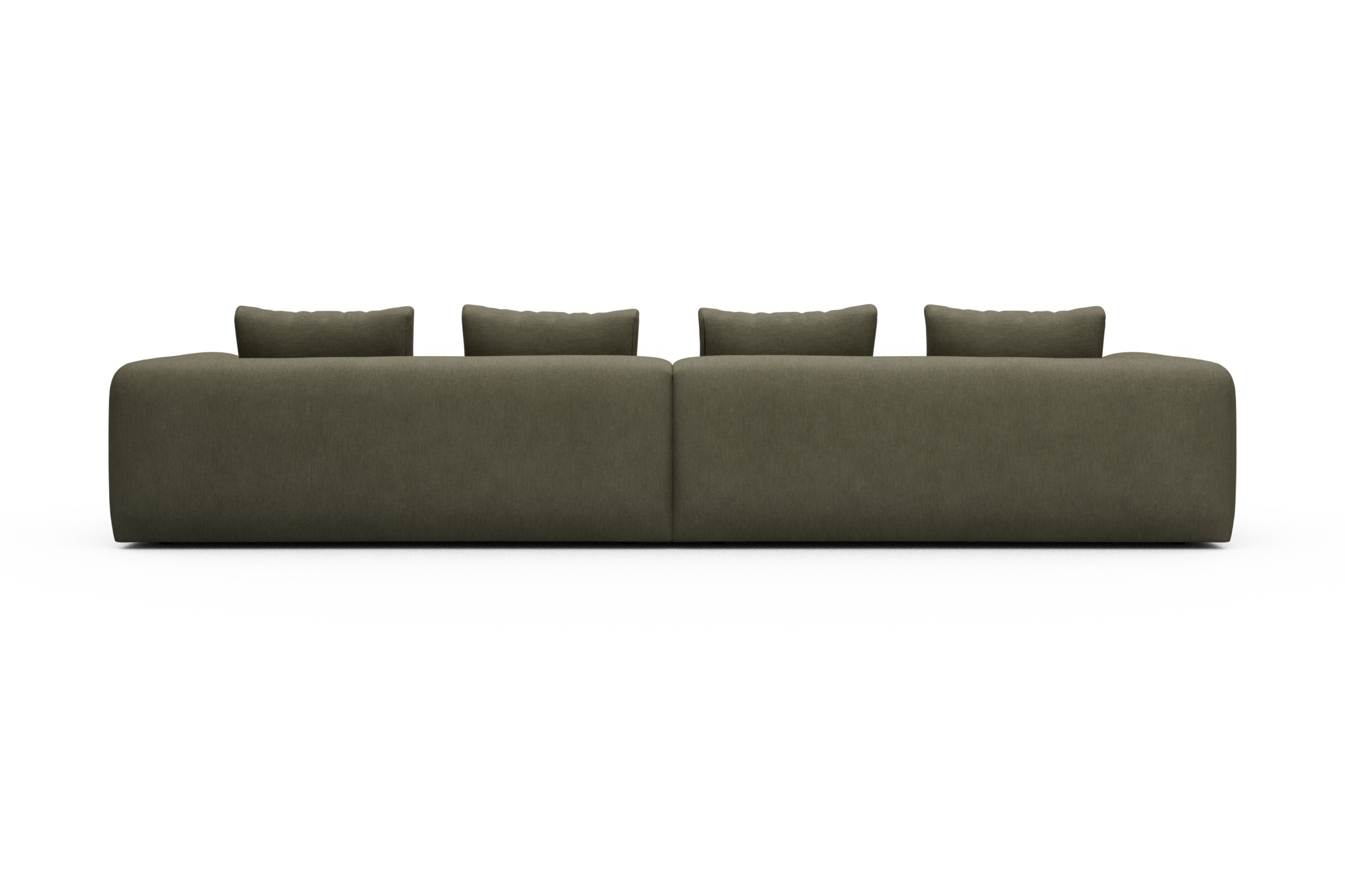Sofa Modulares XXL Sofa Fred 5-Sitzer Vivus-Dusty-Olive