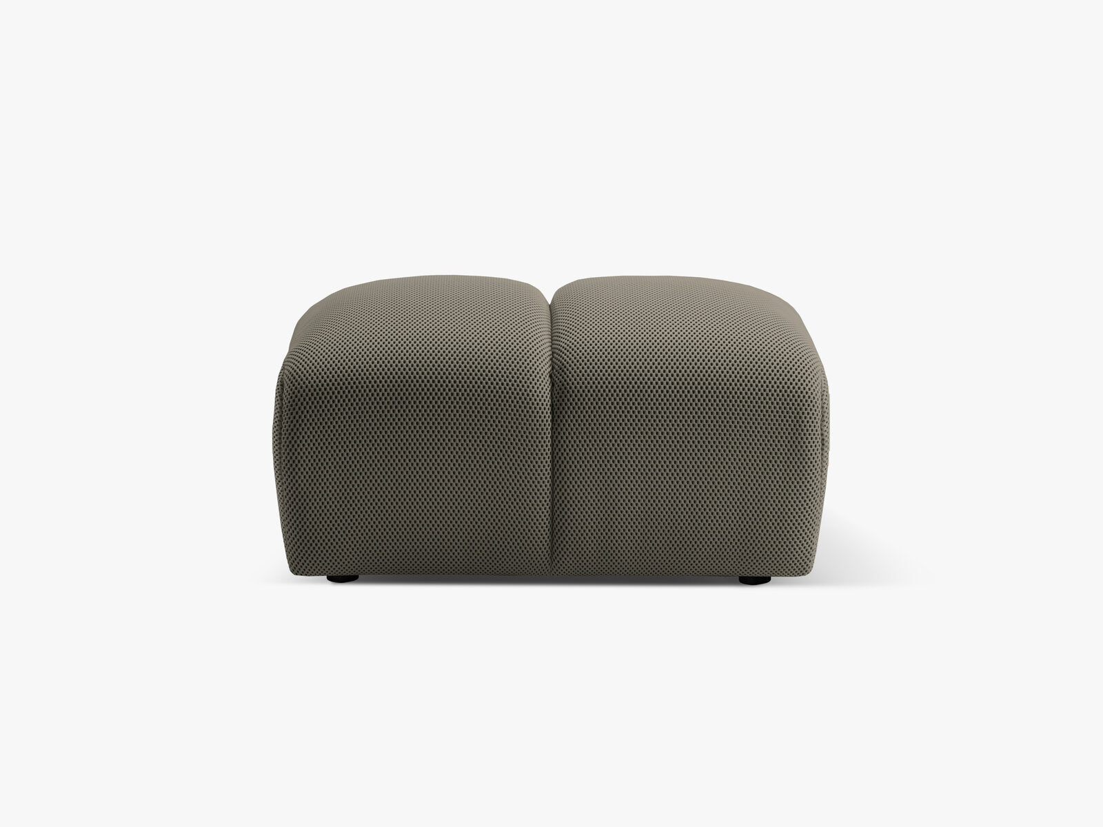 Micadoni Hocker Diana 3D-Stoff Sonic Stahl