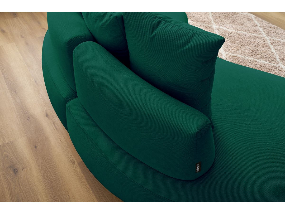 Bobochic Saint-germain Sofa 3-Sitzer Strukturstoff Grün