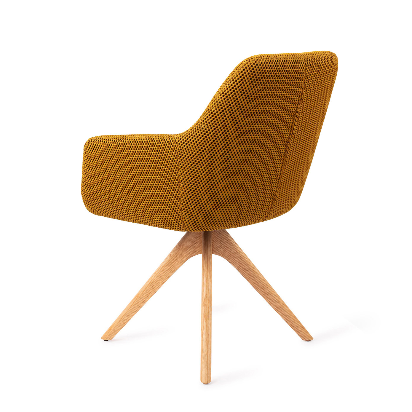 Jesper Home Esszimmerstuhl Hiroo Groovy Garam Revolve Eiche Natur