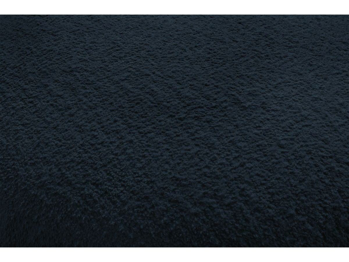 Bobochic Saint-germain Pouf Bouclé-Stoff Dunkelblau