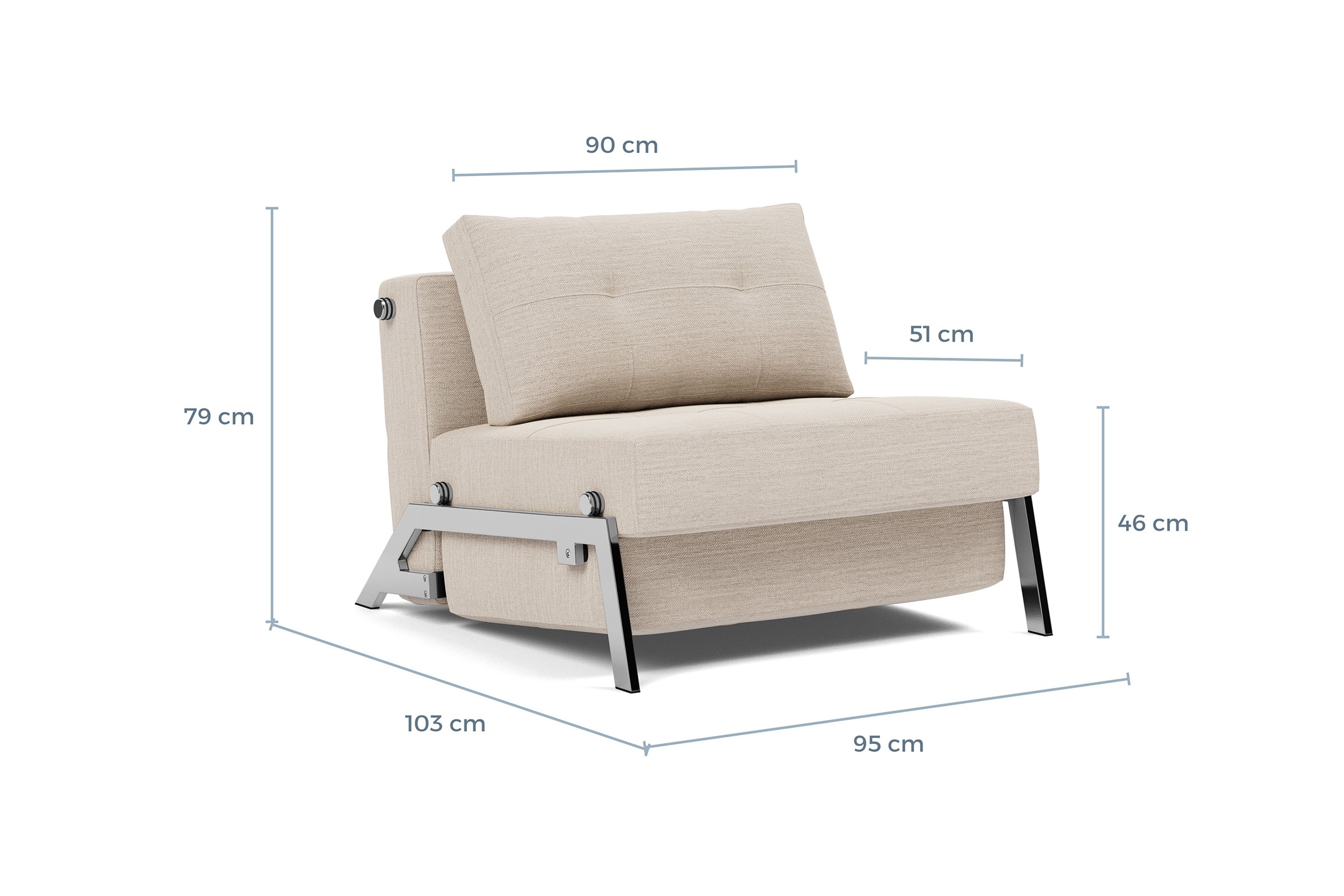 Schlafsessel Cubed 90
