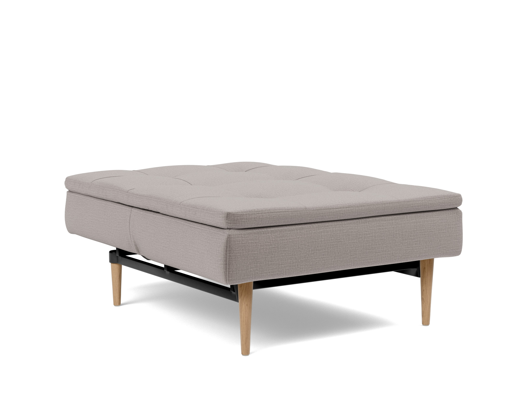 Sessel Dublexo Chenille Esina 418-Truffle Beine Styletto Eiche hell