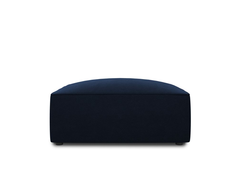 Cosmopolitan Design Pouf Siena Samt Salvador Königsblau