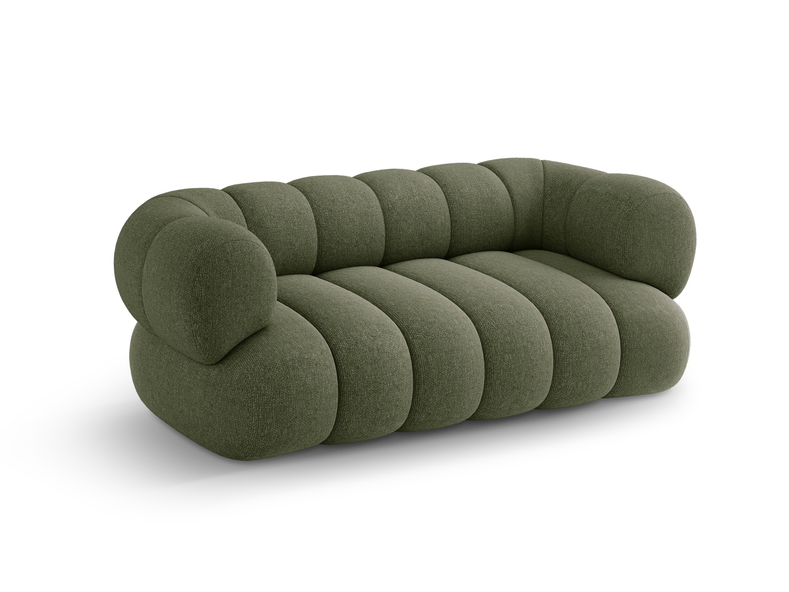 Cosmopolitan Design Sofa Koge 2-Sitzer Chenille Eden Grün