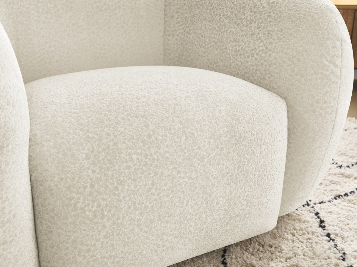 Bobochic Celine Sessel Strukturstoff Beige