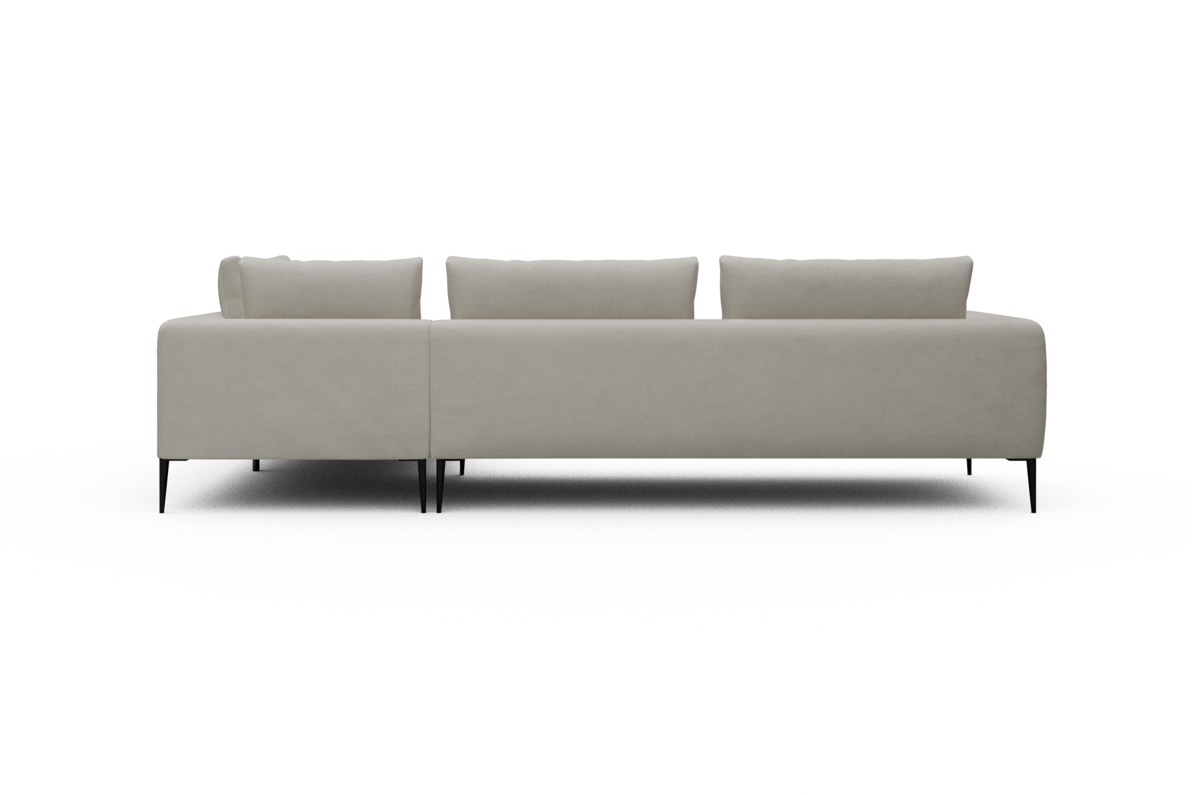 Ecksofa Paul Relax-Ecke links mit 3-Sitzer Denari-Clean-Beige