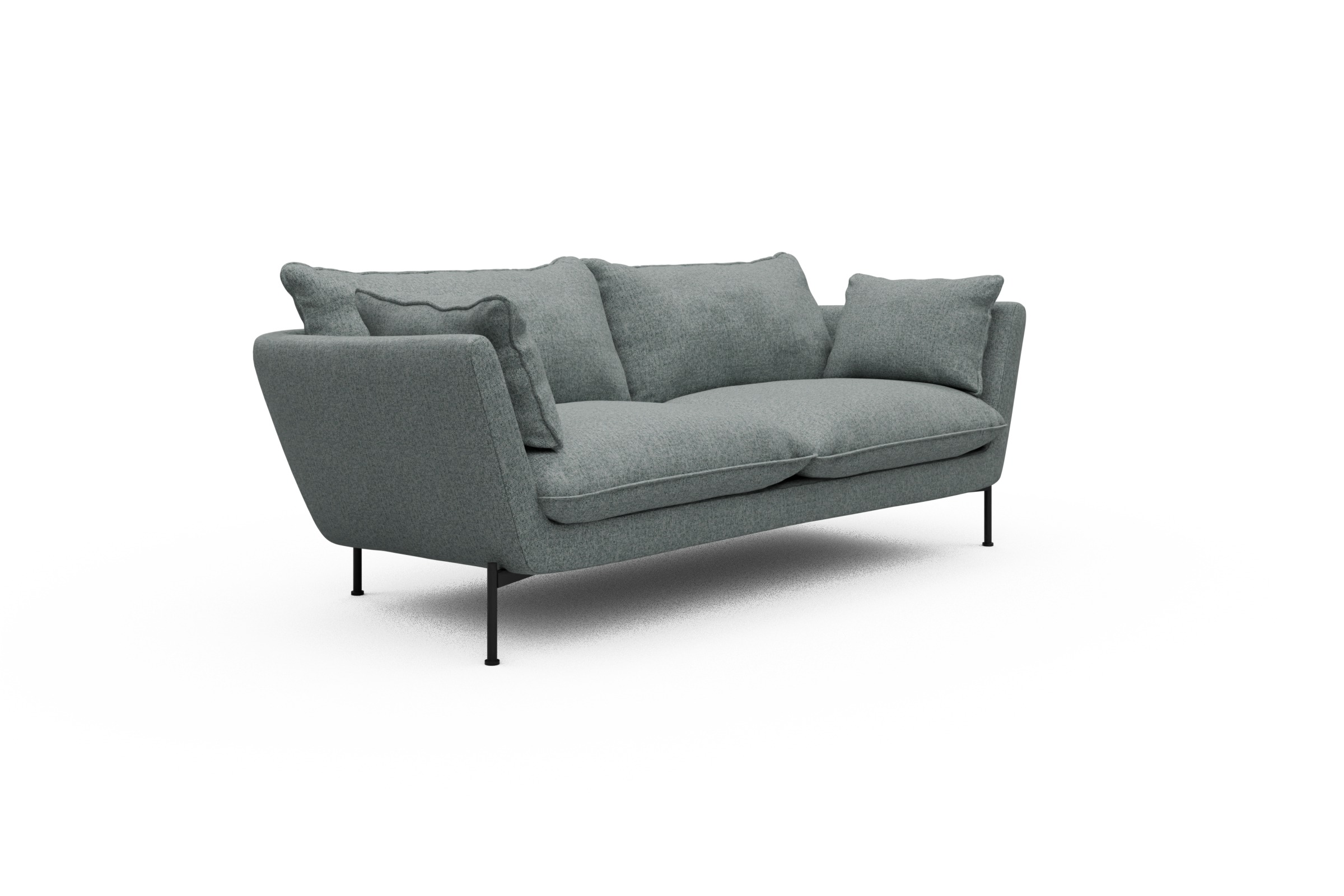 Sofa Anton PREMIUM 2-Sitzer Casone-Light-Mixed-Green