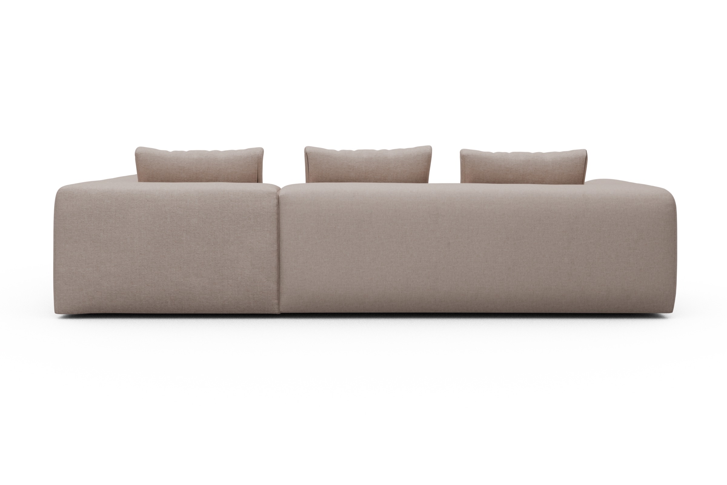 Ecksofa Fred Relax-Ecke rechts mit 2,5-Sitzer Weda-Sand