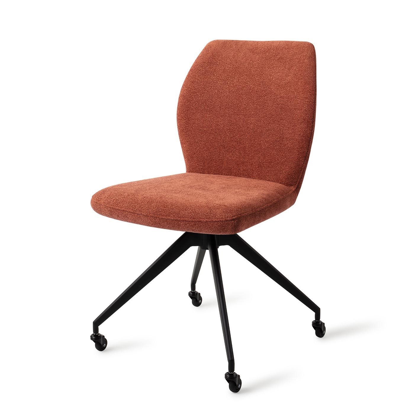 Jesper Home Esszimmerstuhl Ikata Cosy Copper Glide Schwarz