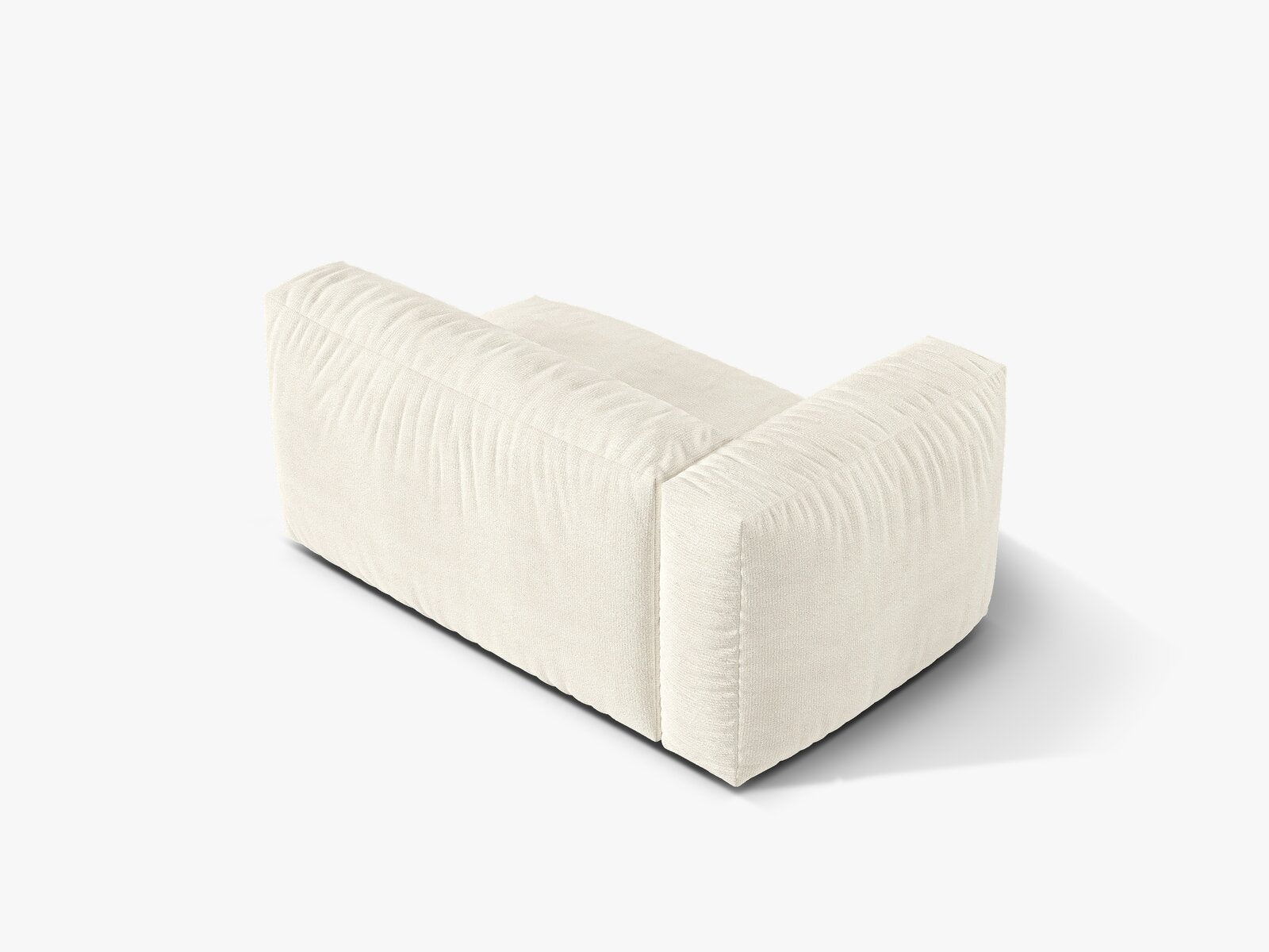 Micadoni Eckmodul Martina 1-Sitzer Groß Links Boucle Monet Elfenbein