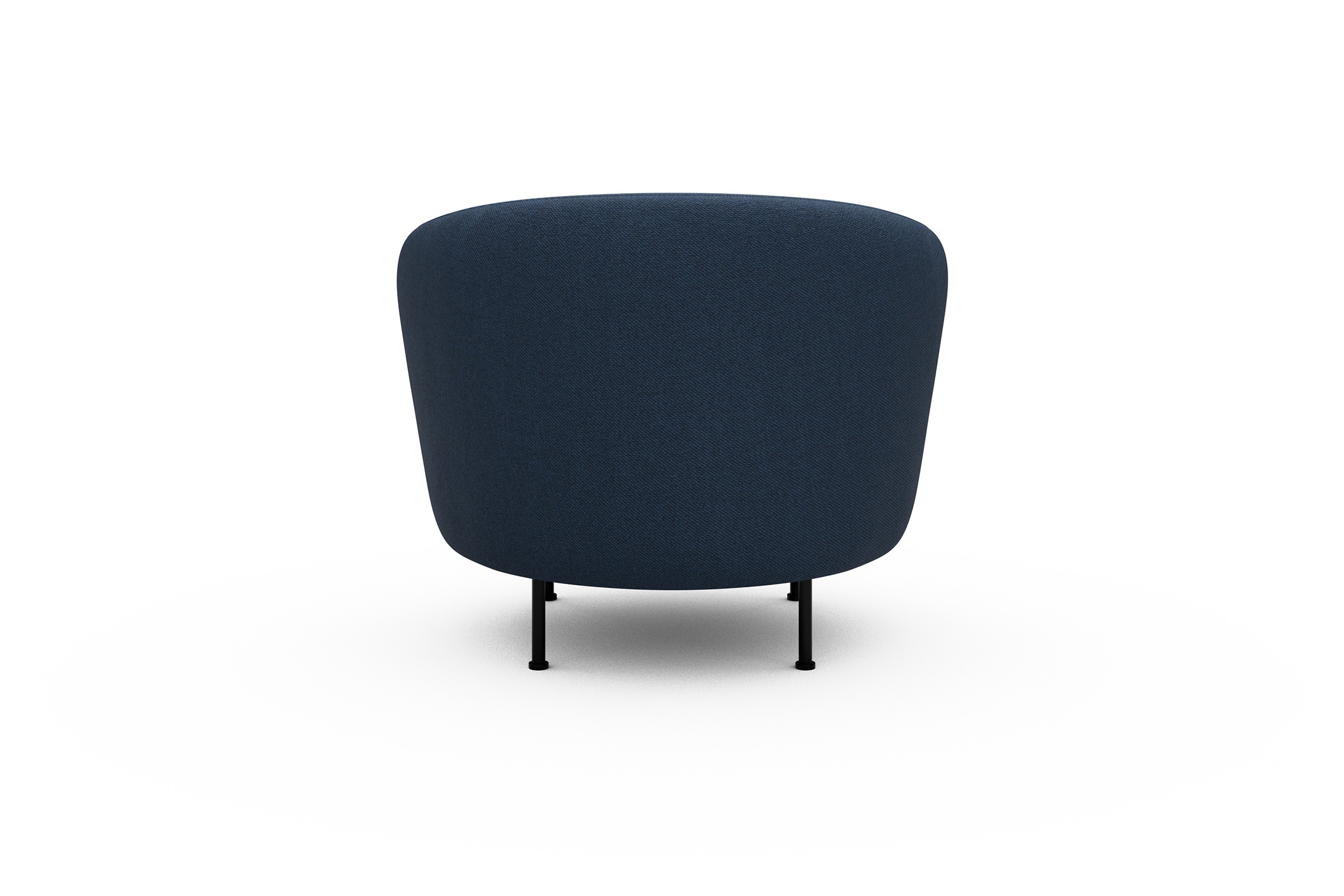 Sessel Ronda Metallbeine Schwarz Weda-Blue