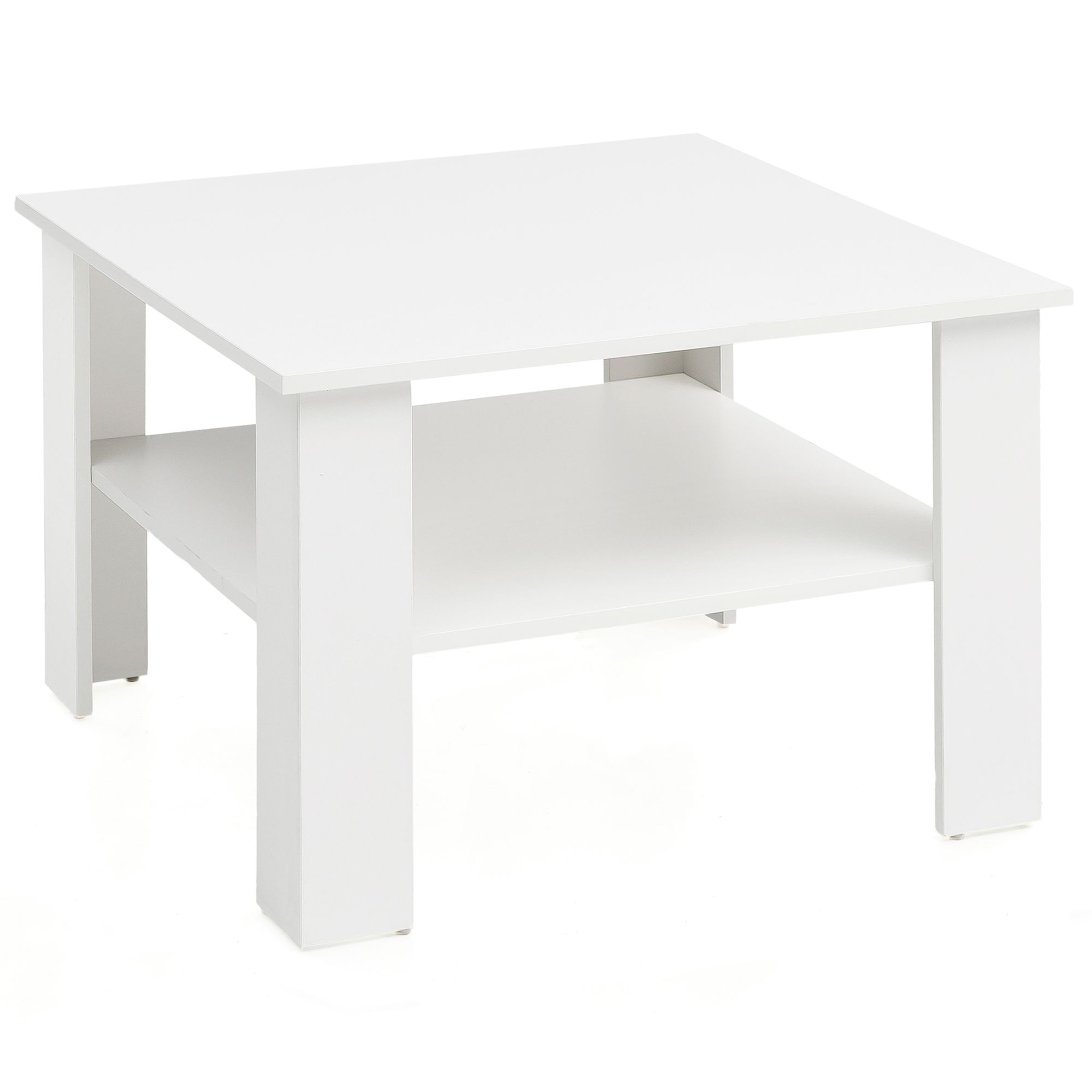 Couchtisch Flam Weiß 60 × 60 × 42 cm