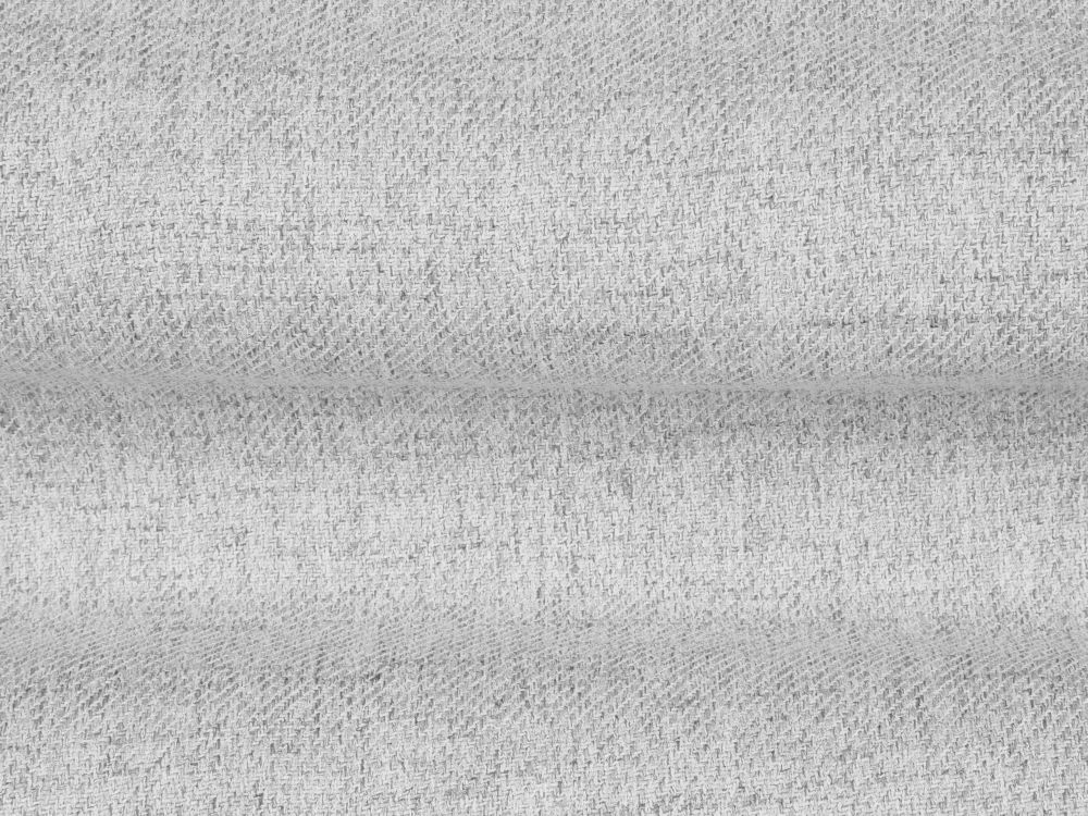 Cosmopolitan Design Pouf Bali Strukturierter Stoff Neve Hellgrau Beine Schwarzes Metall