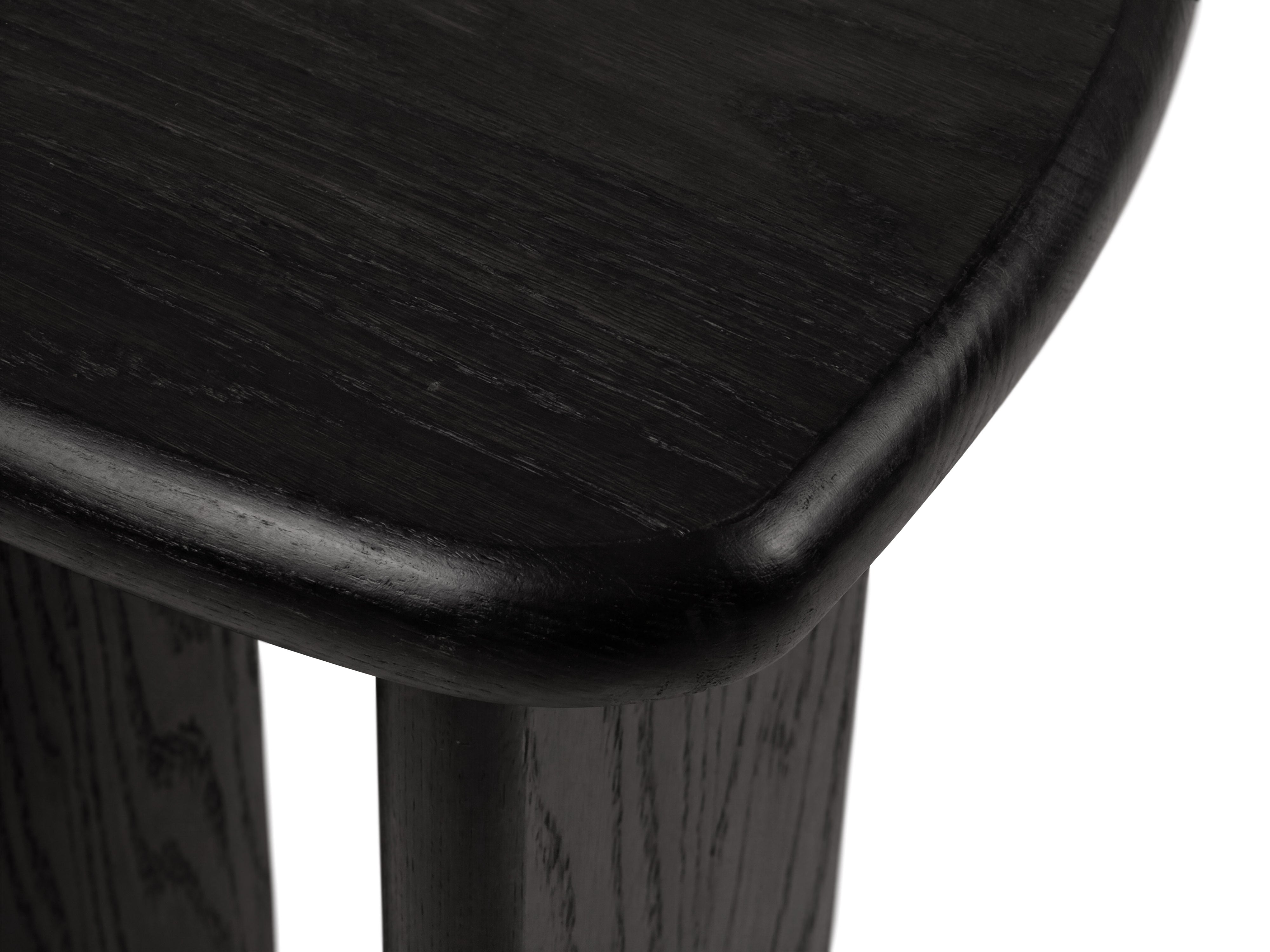 Micadoni Lana Kaffeetisch 37 cm Schwarze Eiche