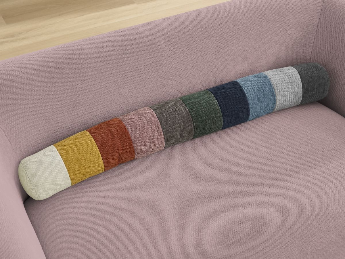 Bobochic Celine Sofa 2-Sitzer Stoff Rosa