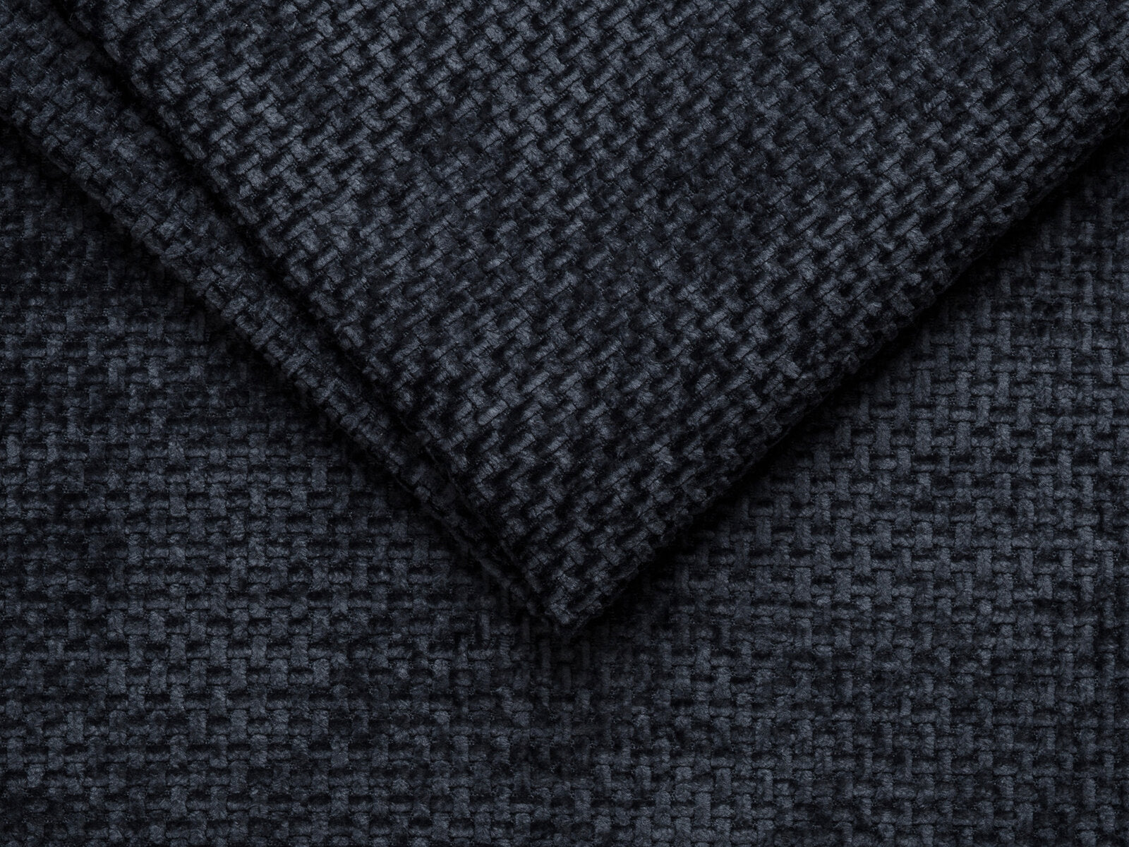 Micadoni Stauraumbett mit Kopfteil Bellis Chenille Eden Marineblau
