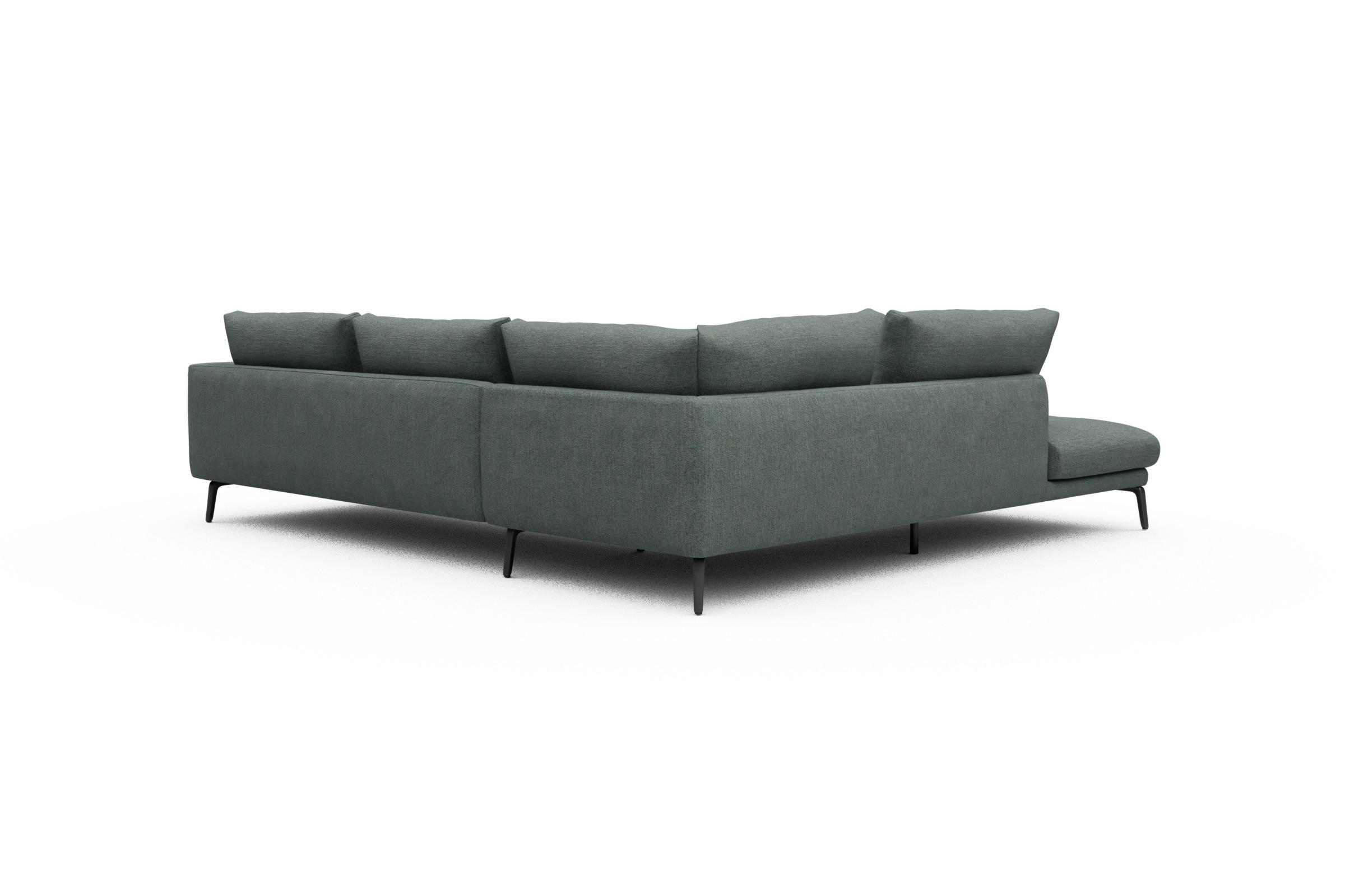 Ecksofa Karl Relax-Ecke links mit 2,5-Sitzer Carreno-Ice-Blue