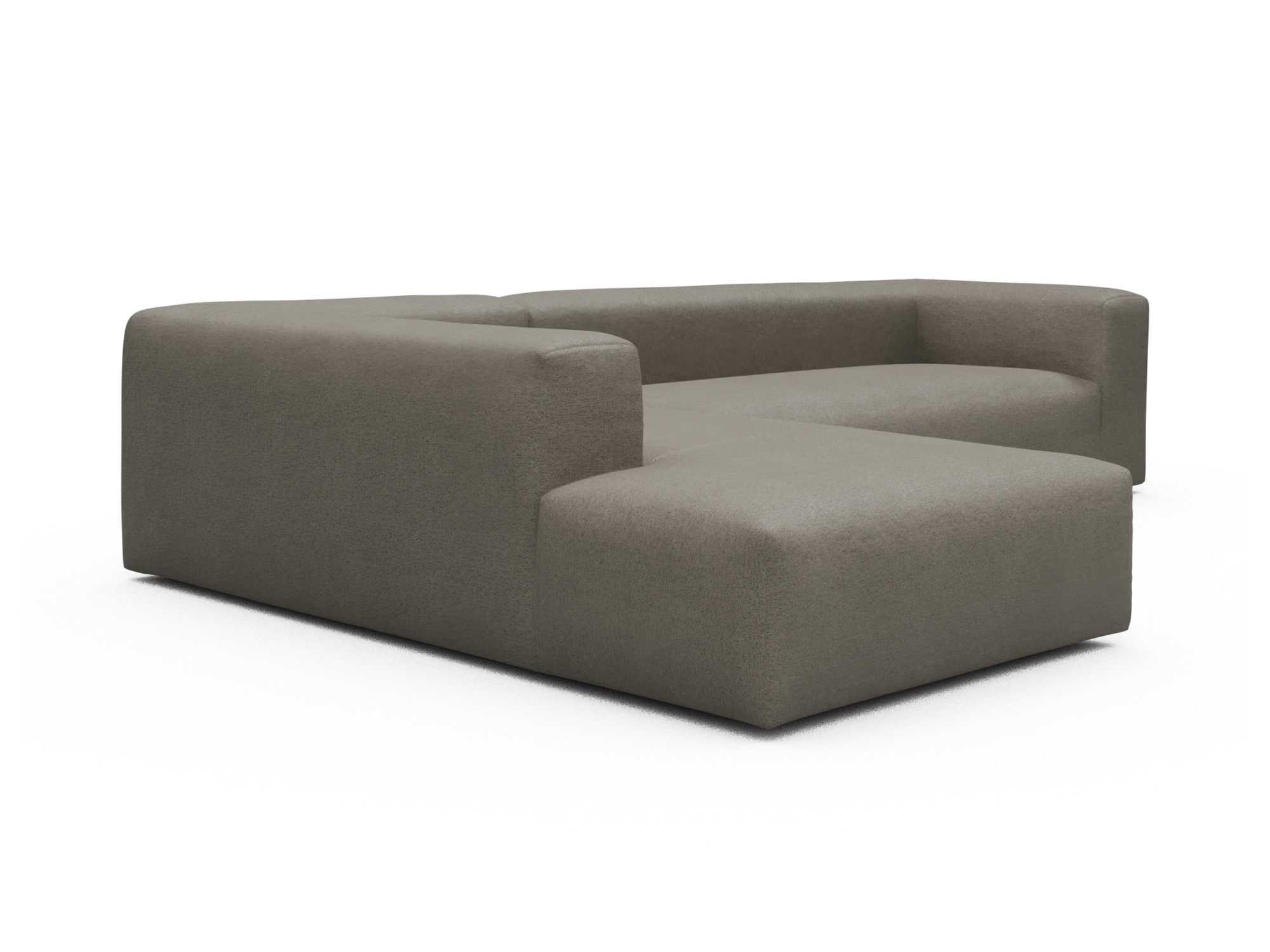 Skandi Home Ecksofa Fred Relax-Ecke links mit 2,5-Sitzer Denari-Warm-Grey moebelfaktor