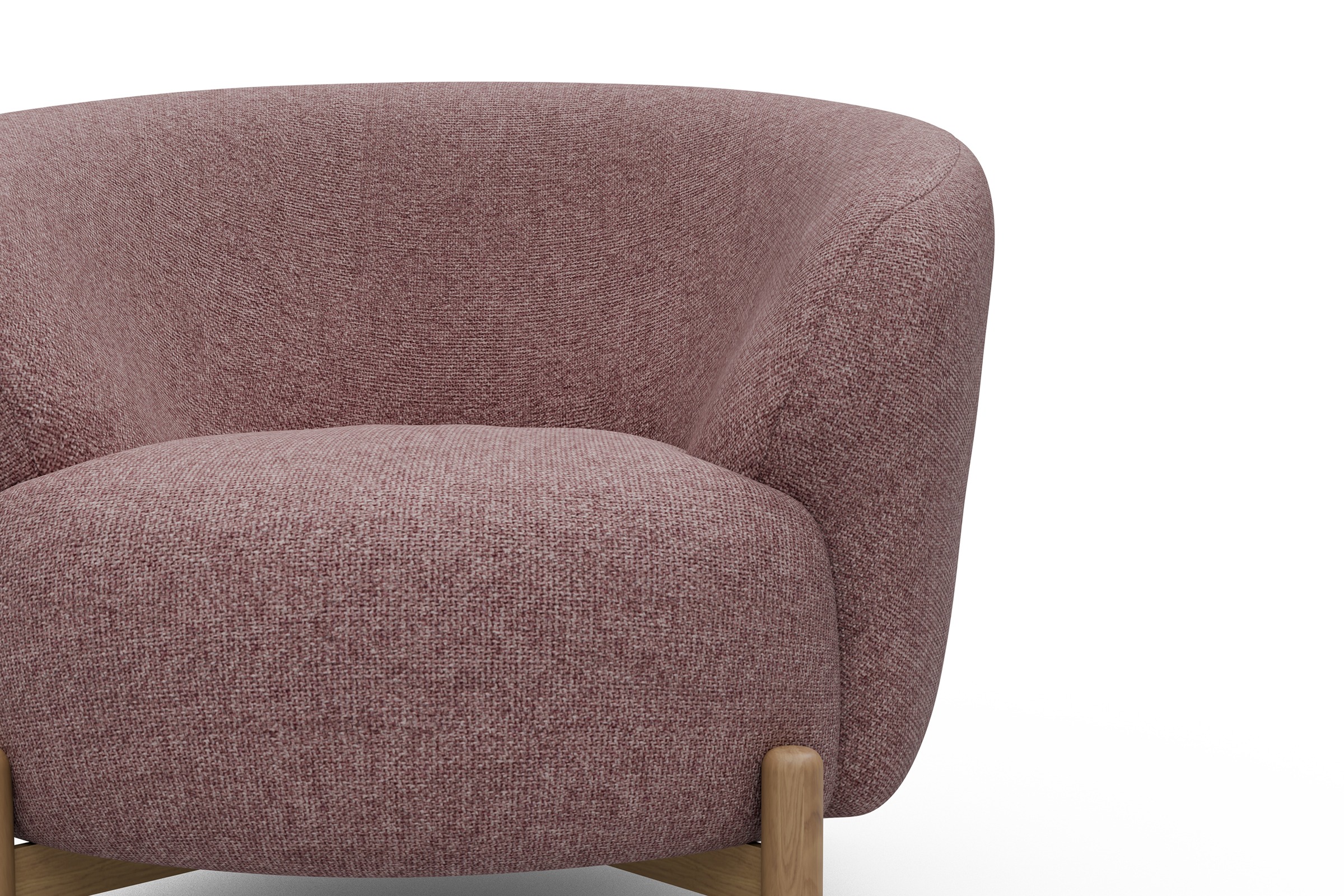 Sessel Ronda Holzbeine Eiche Natur Sama-Flamingo