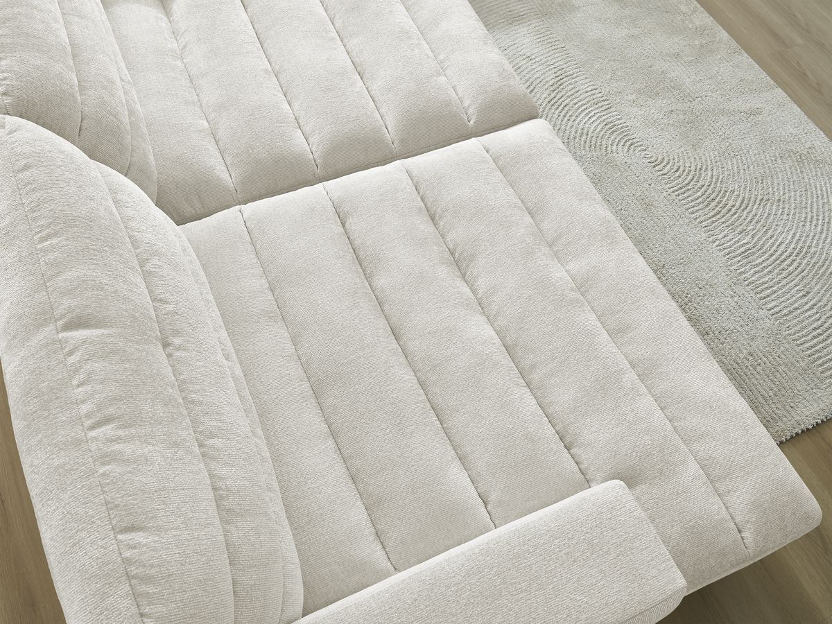 Bobochic Sierra Sofa 4-Sitzer Strukturstoff Beige