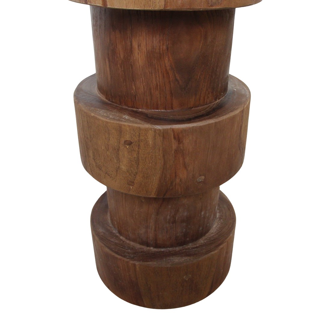 Raw Materials Forma Barhocker aus Teakholz Totoma natur