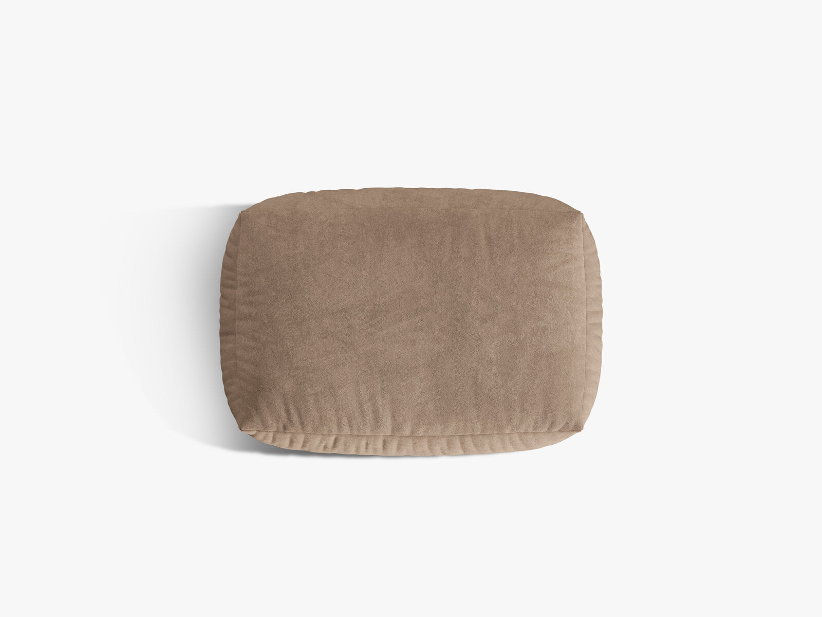 Micadoni Hocker Martina 1-Sitzer Samt Vogue Dunkelbeige