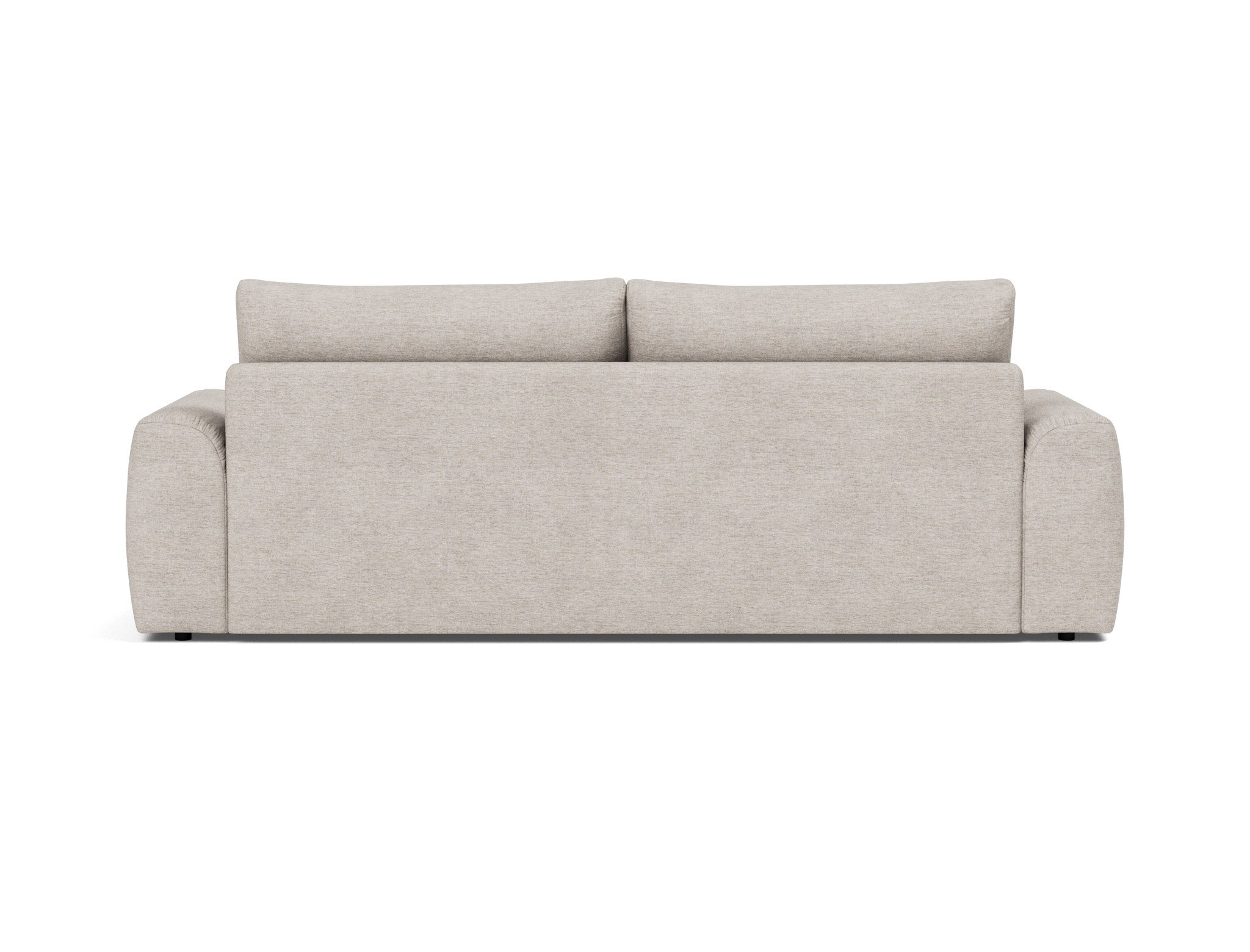 Schlafsofa Norum mit Chunky-Armlehnen Chenille Yuveno 471-Sand