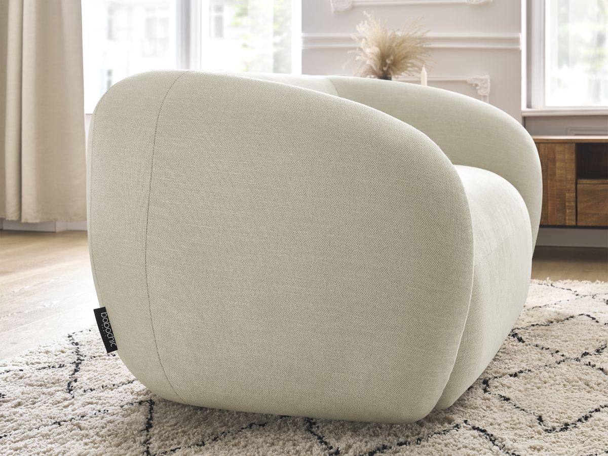 Bobochic Celine Sofa 2-Sitzer Stoff Beige