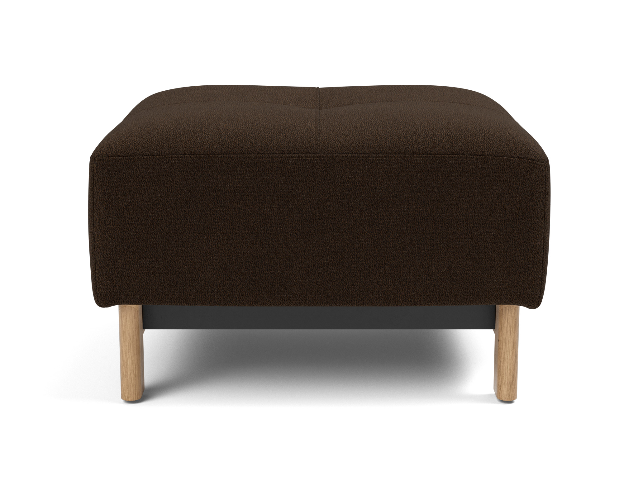 Hocker Pyxis Strukturierter Stoff Taura 358-Chocco