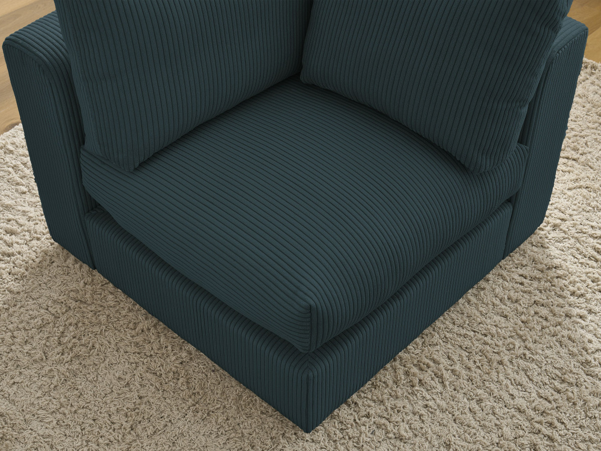 Bobochic Paris Eckmodul Cordsamt Dunkelblau