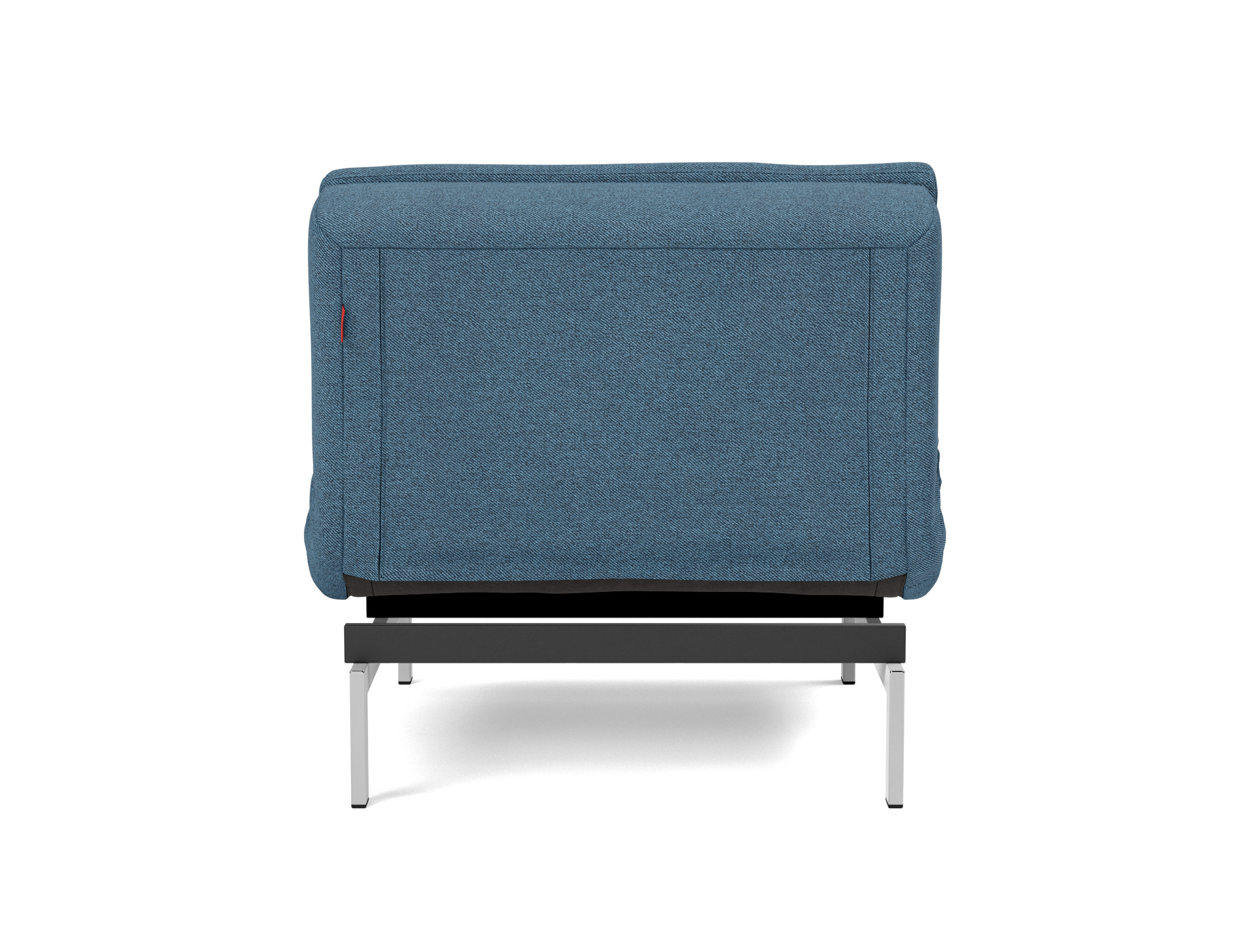 Sessel Dublexo Strukturierter Stoff Weda 302-Weda-Blue Beine Chrom
