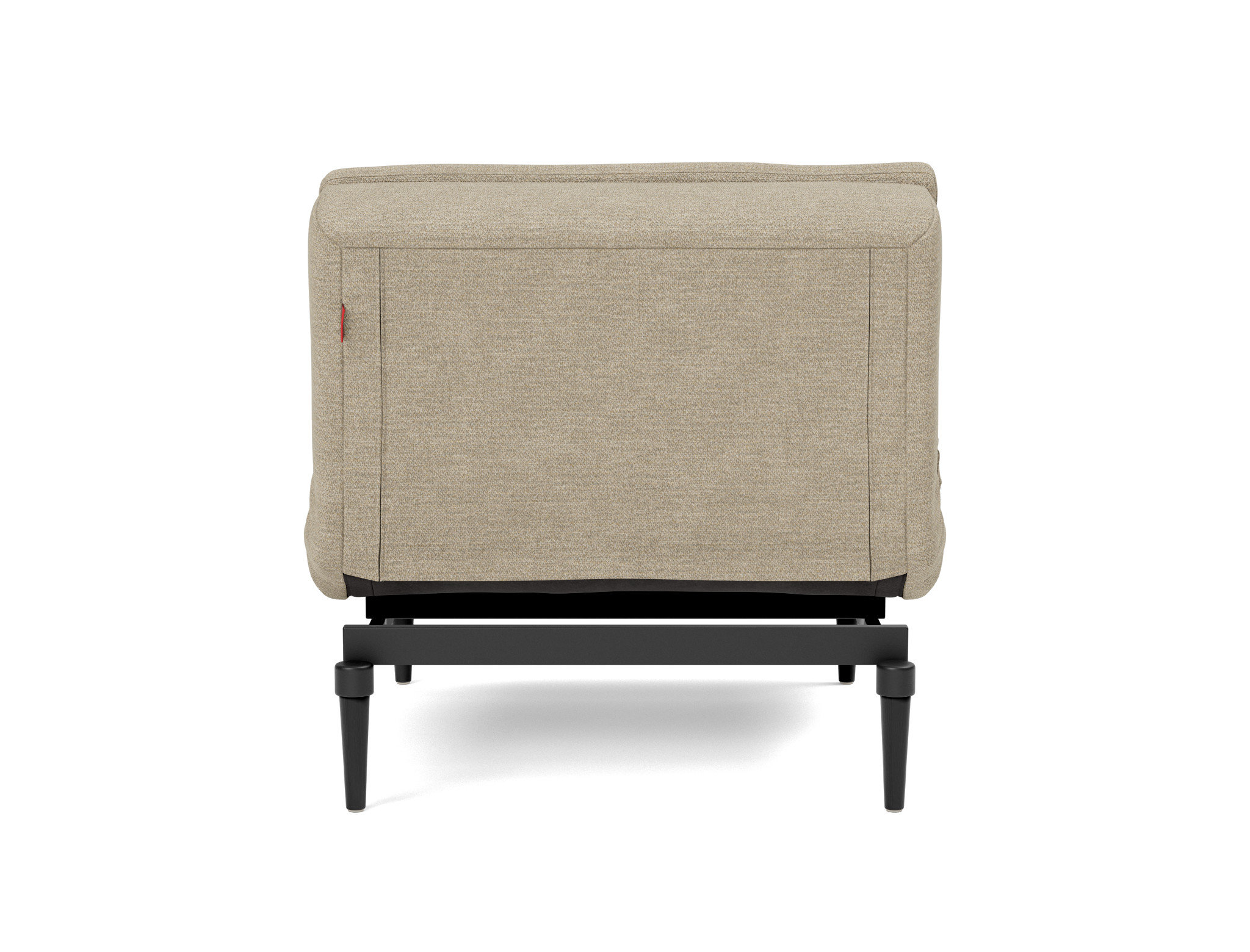 Sessel Dublexo Strukturierter Stoff Taura 356-Sand Beine Styletto Eiche schwarz