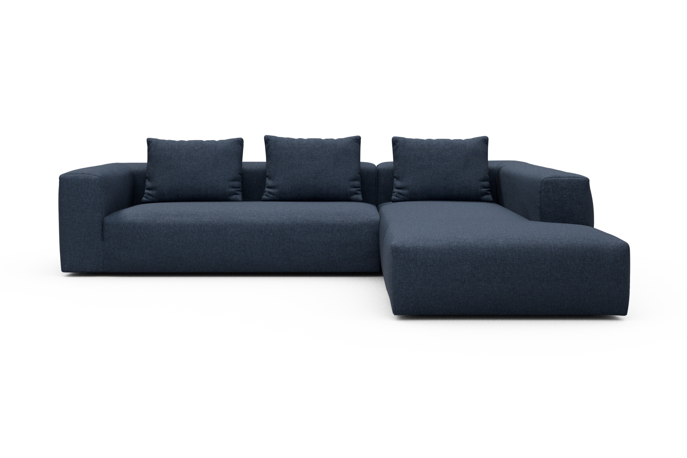 Skandi Home Ecksofa Fred Relax-Ecke rechts mit 2,5-Sitzer Sama-Deep-Blue moebelfaktor