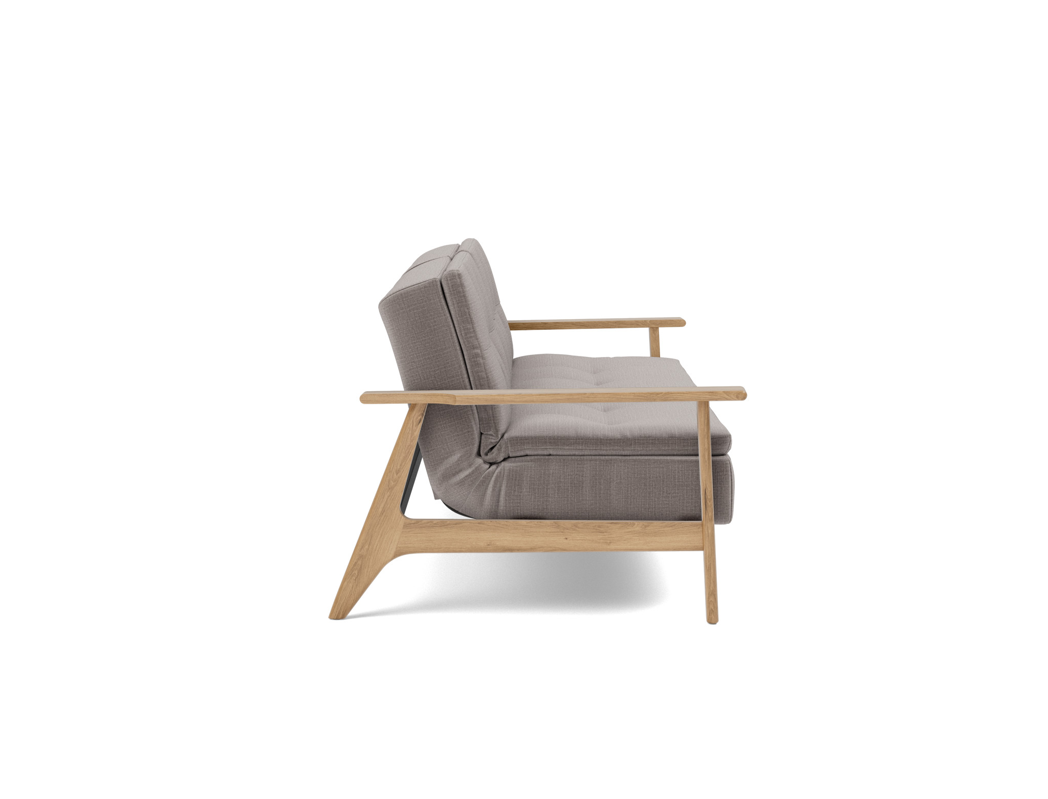 Schlafsofa Dublexo Frej Chenille Esina 418-Truffle