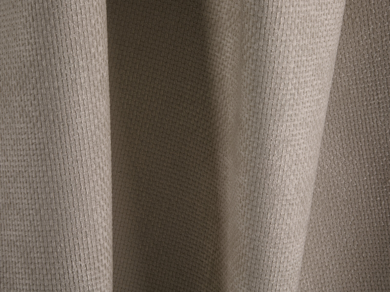 Micadoni Marl Samtiger Kopfteil 140 cm (H 95 cm) Chenille Eden Dunkelbeige 200x95