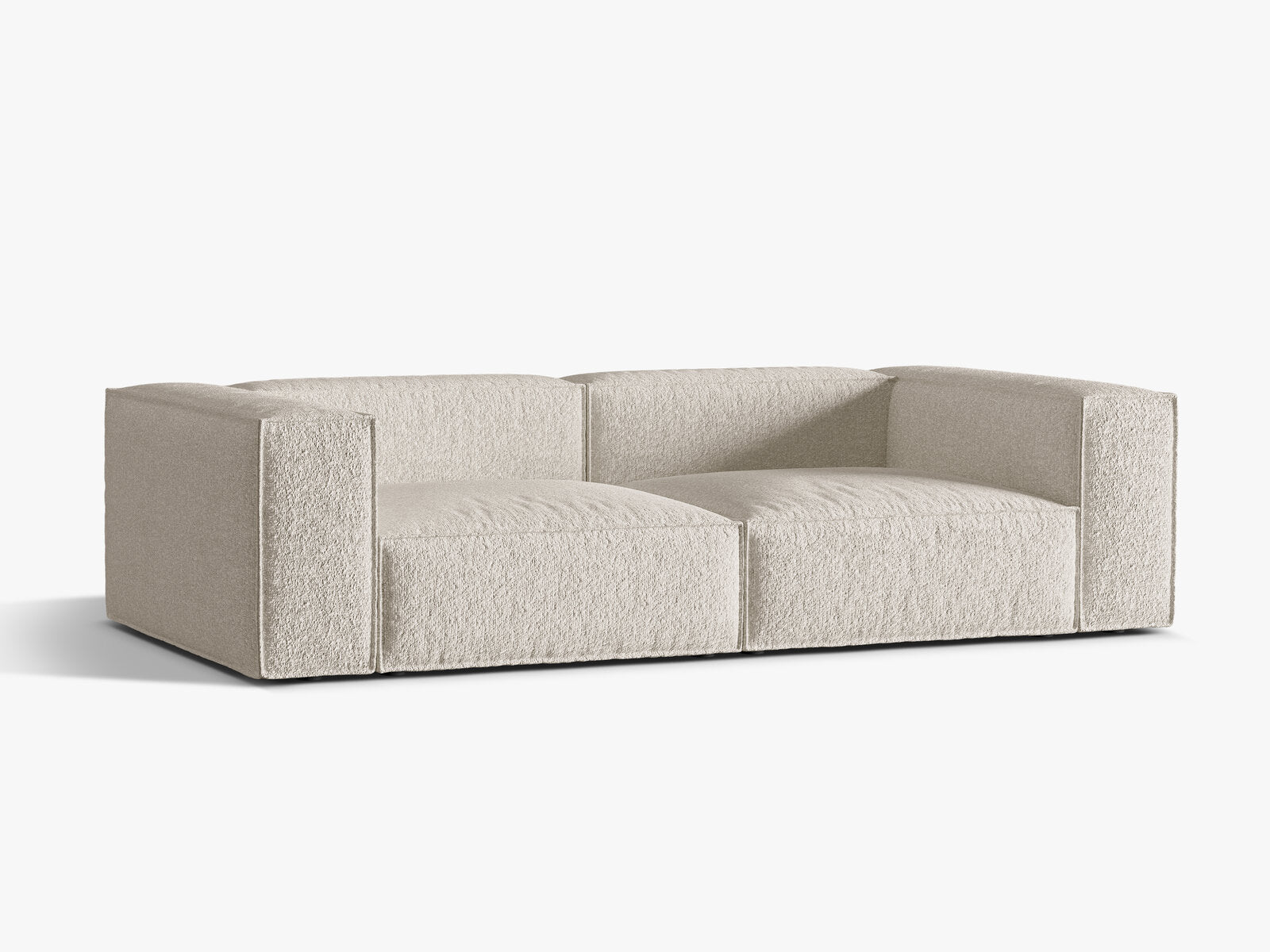 Micadoni Sofa Nuria 4-Sitzer Boucle Beige