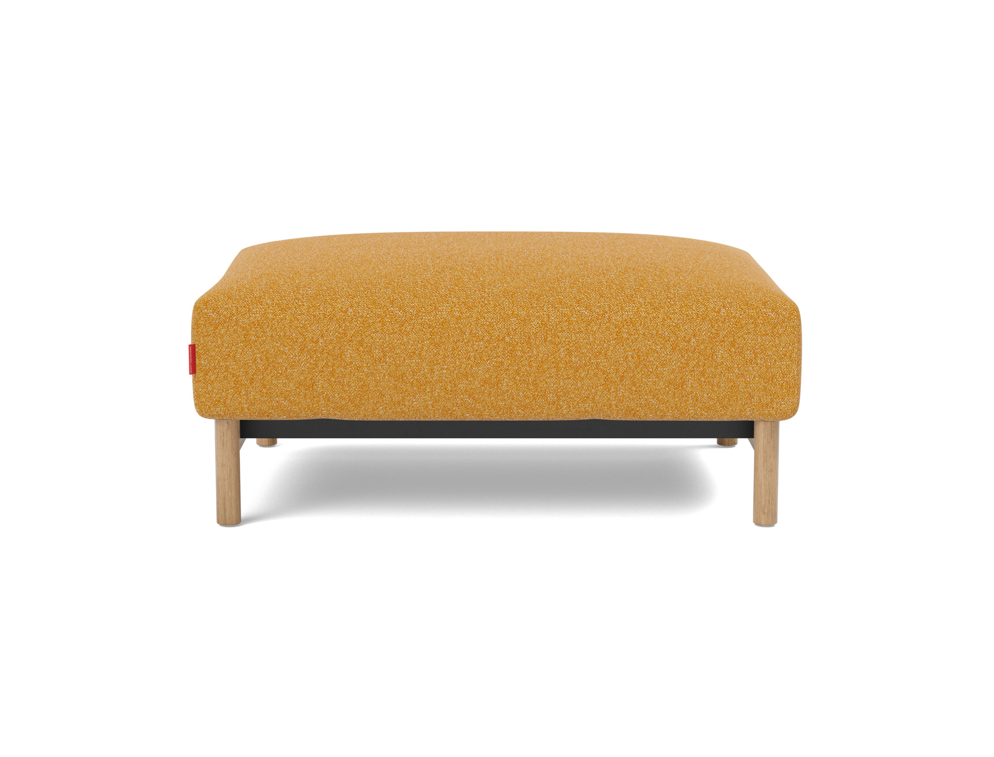 Hocker Malloy Boucle Skandi 536-Ochre Beine Eiche