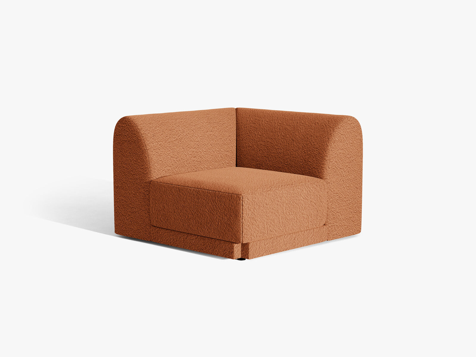 Micadoni Modul Ecke Miley Boucle Baloo Terrakotta
