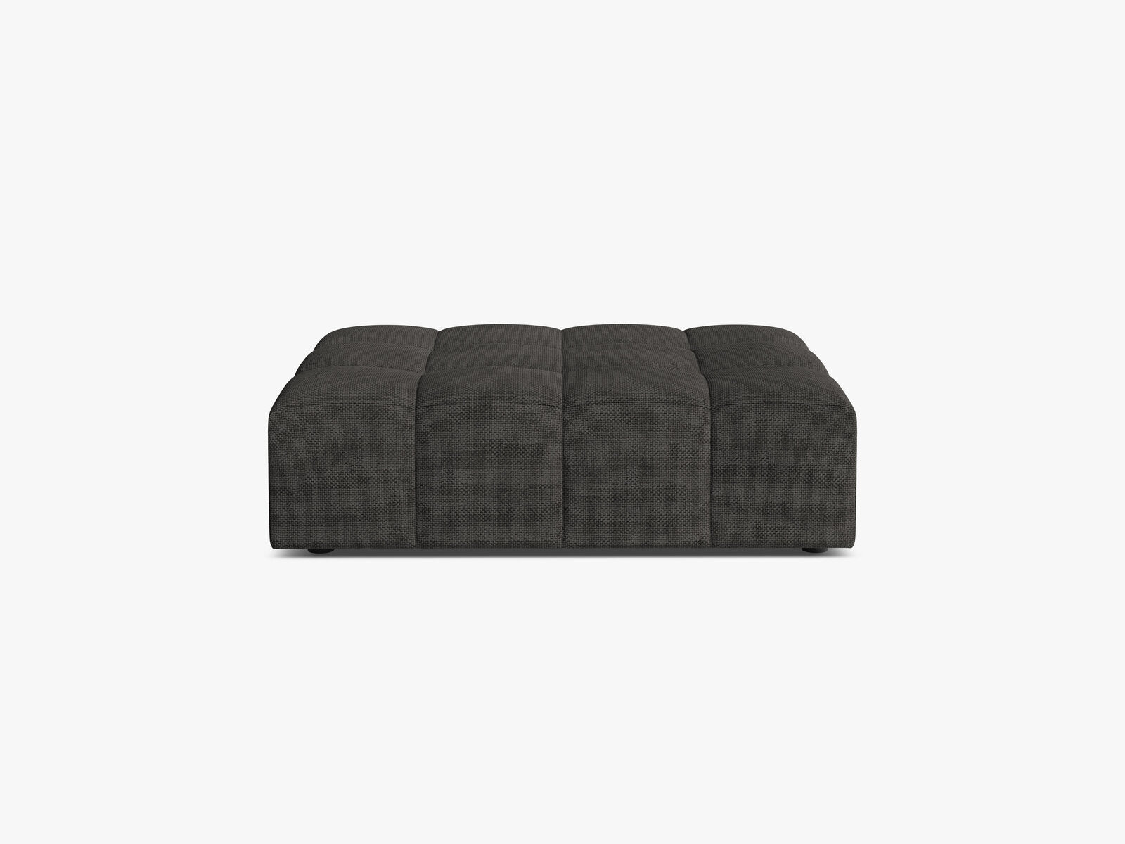 Micadoni Hocker Jennifer 1-Sitzer Chenille Eden Dunkelgrau
