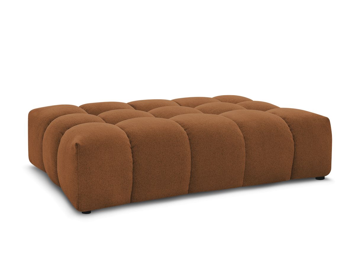 Bobochic Everest Pouf 166 × 100 cm Melange-Stoff Orange