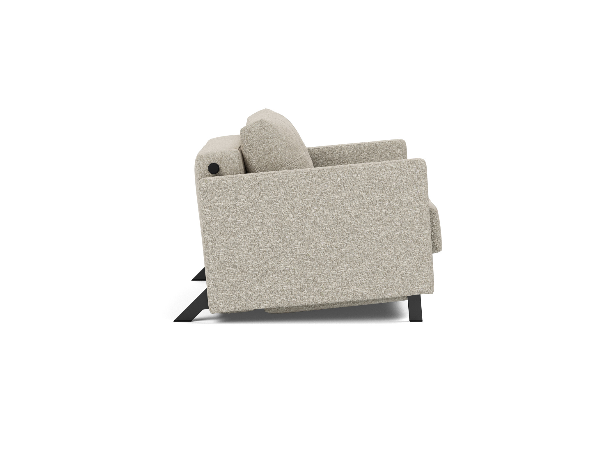 Schlafsessel Cubed 90 mit Armlehnen Boucle Skandi 539-Beige