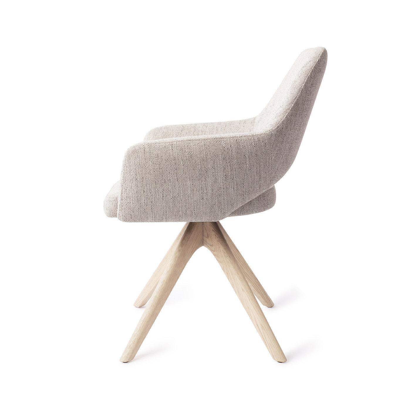 Jesper Home Esszimmerstuhl Yanai Pigeon Revolve Eiche gebleicht