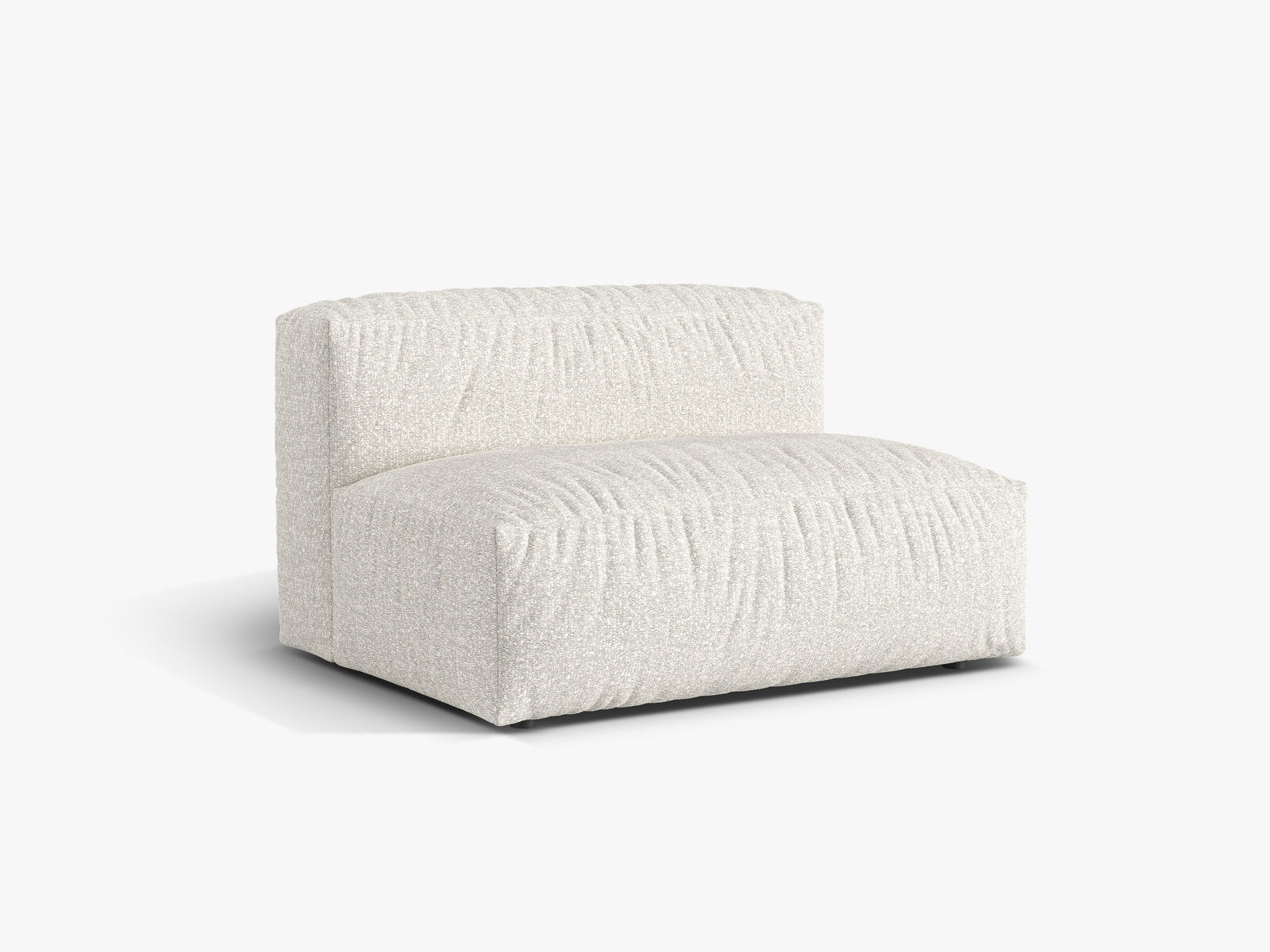 Micadoni Modul Martina 1-Sitzer Groß Boucle Monet Grau Beige Melange